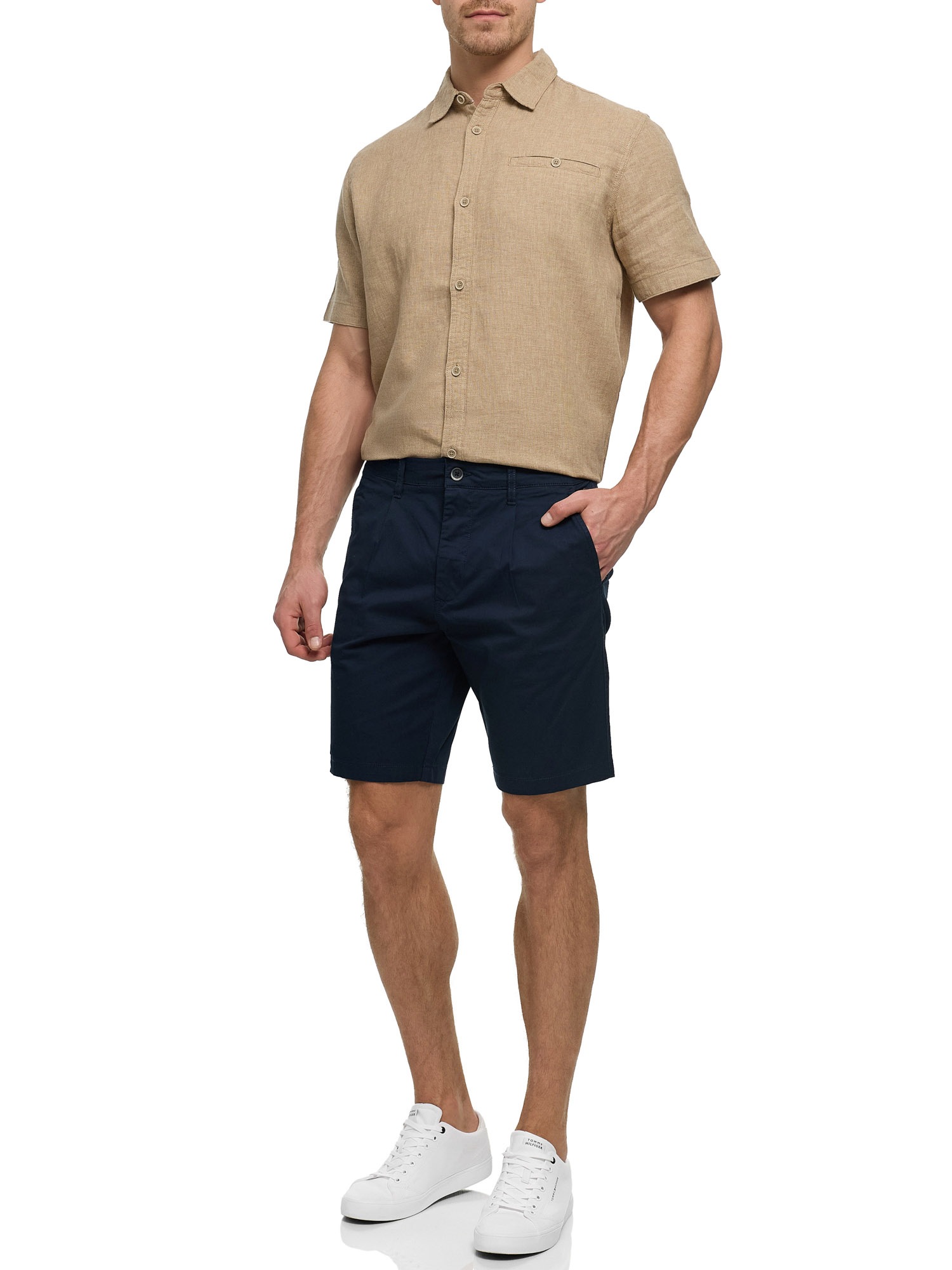 Indicode Chinoshorts »INSpring Pleat Shorts«