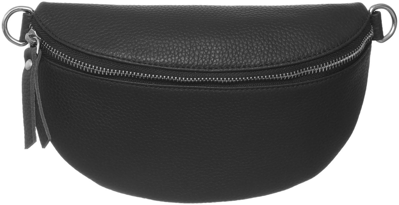 Zwillingsherz Umhängetasche »Crossbody Bag Leder«, Umhängetasche mit Reißverschluss