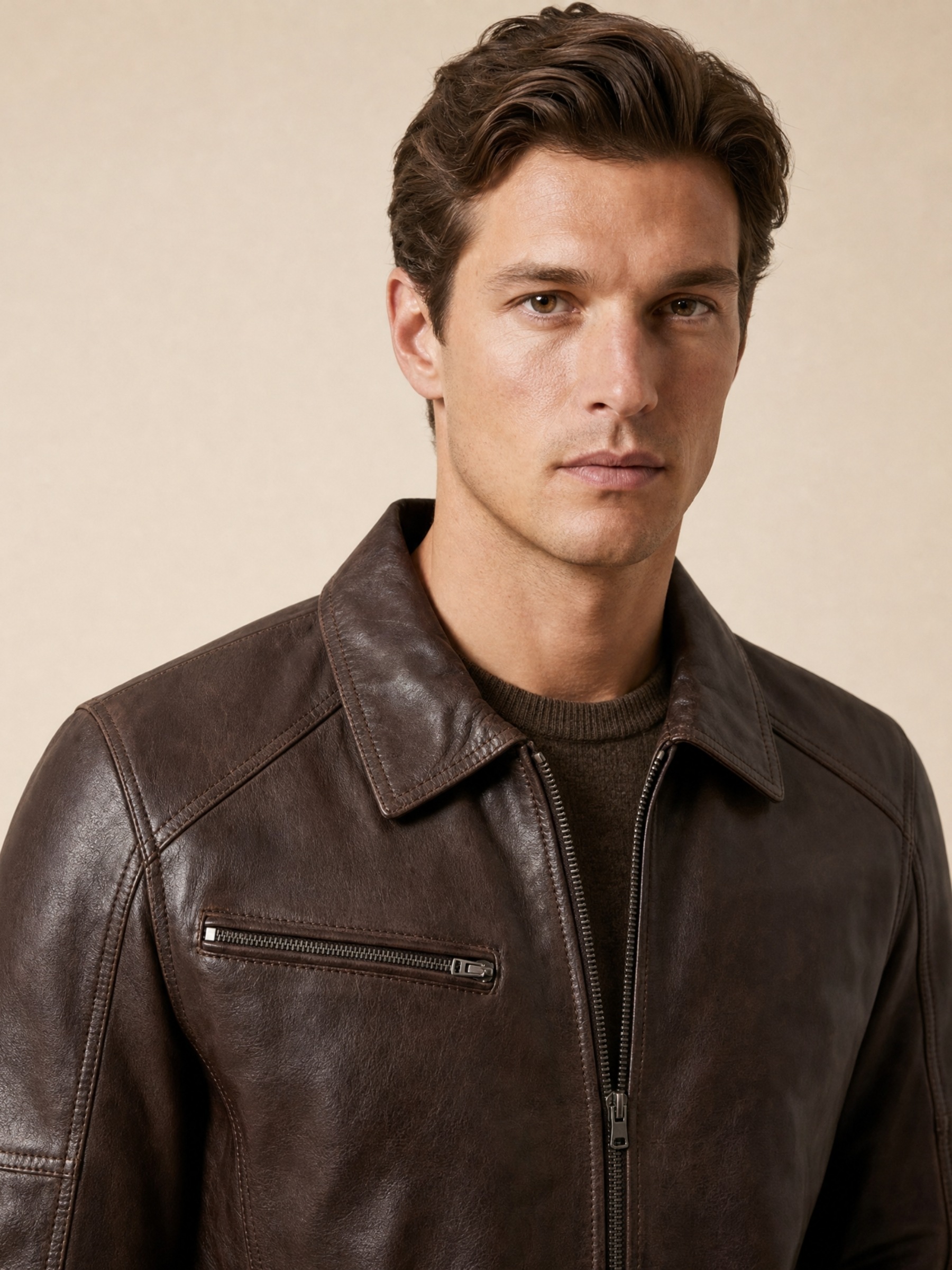 RICANO Lederjacke »Lederjacke Claude« Handgefertigt aus echtem Leder