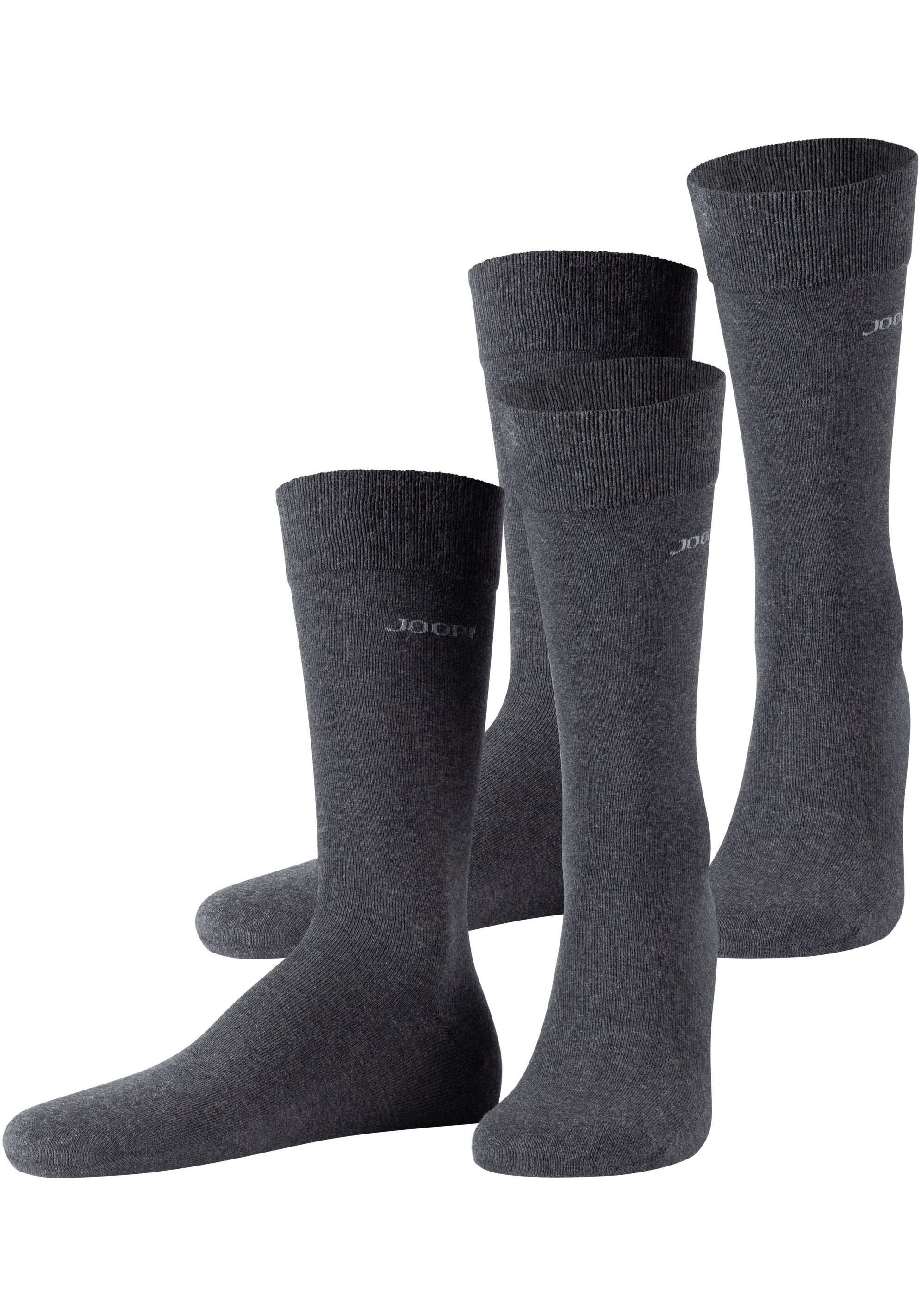 JOOP! Socken »premium essentials«, (4er Pack), Premium Essentials, verstärkte Ferse, haltbare Spitze