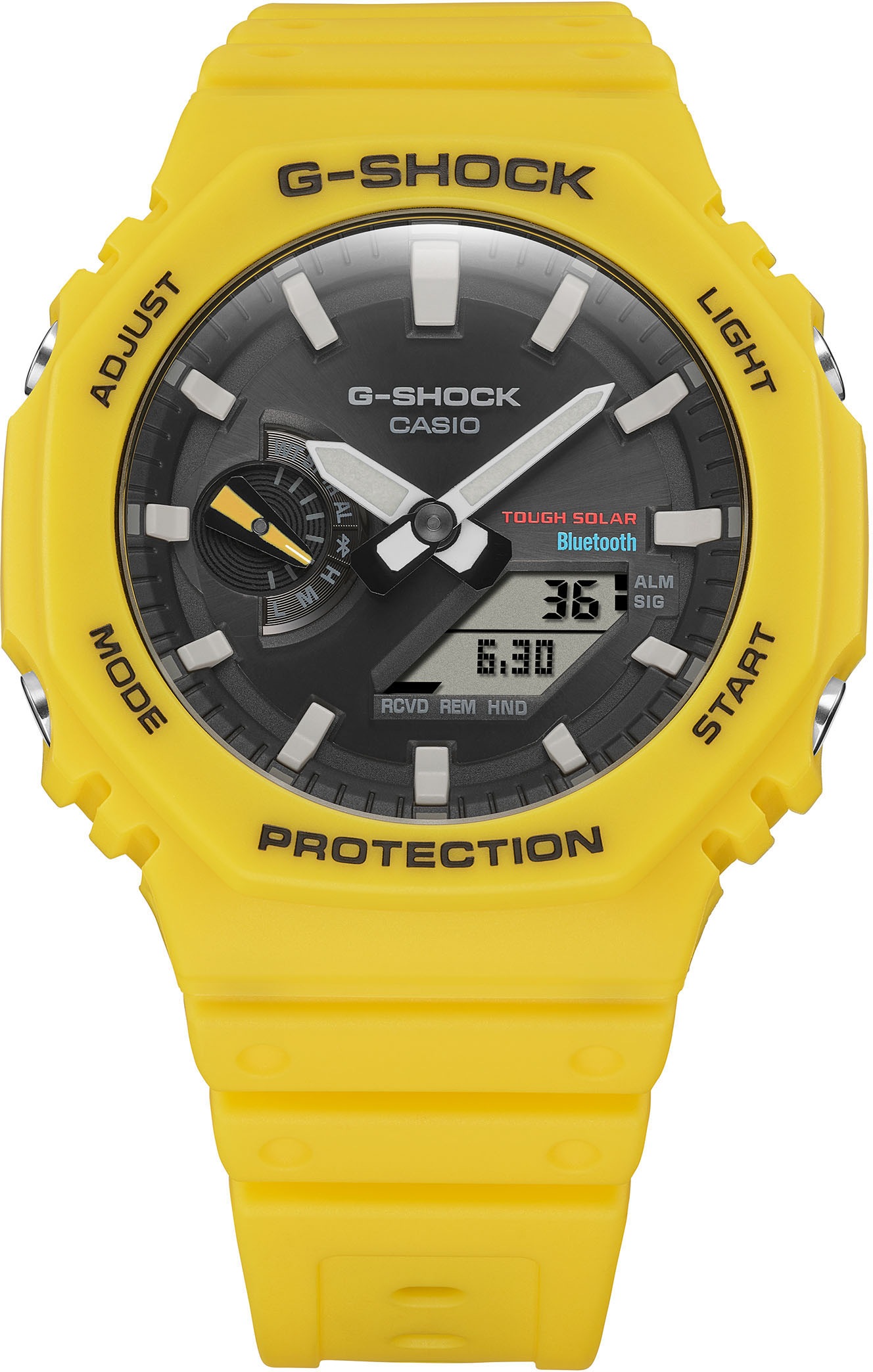 CASIO G-SHOCK Smartwatch »GA-B2100-1A1ER«, Solaruhr, Armanduhr, Herrenuhr, Bluetooth, bis 20 bar wasserdicht)