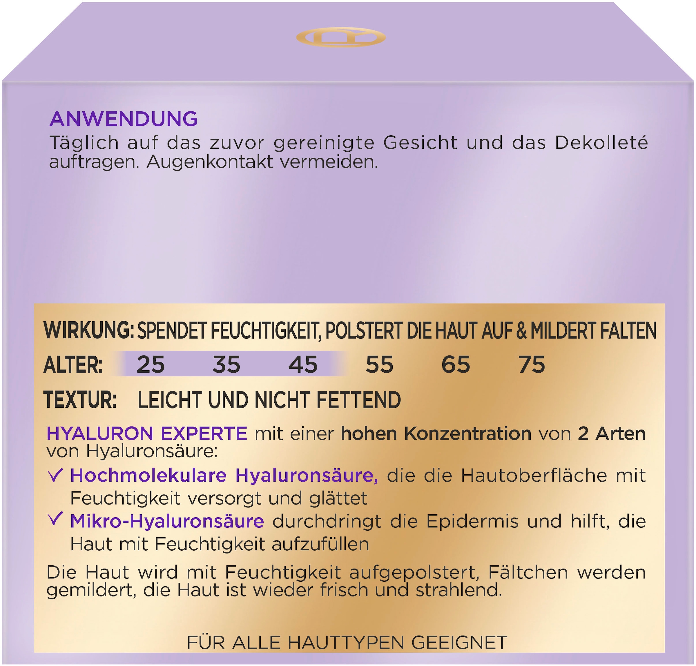L'ORÉAL PARIS Tagescreme »Hyaluron Experte Pflege Tag« mit LSF 20