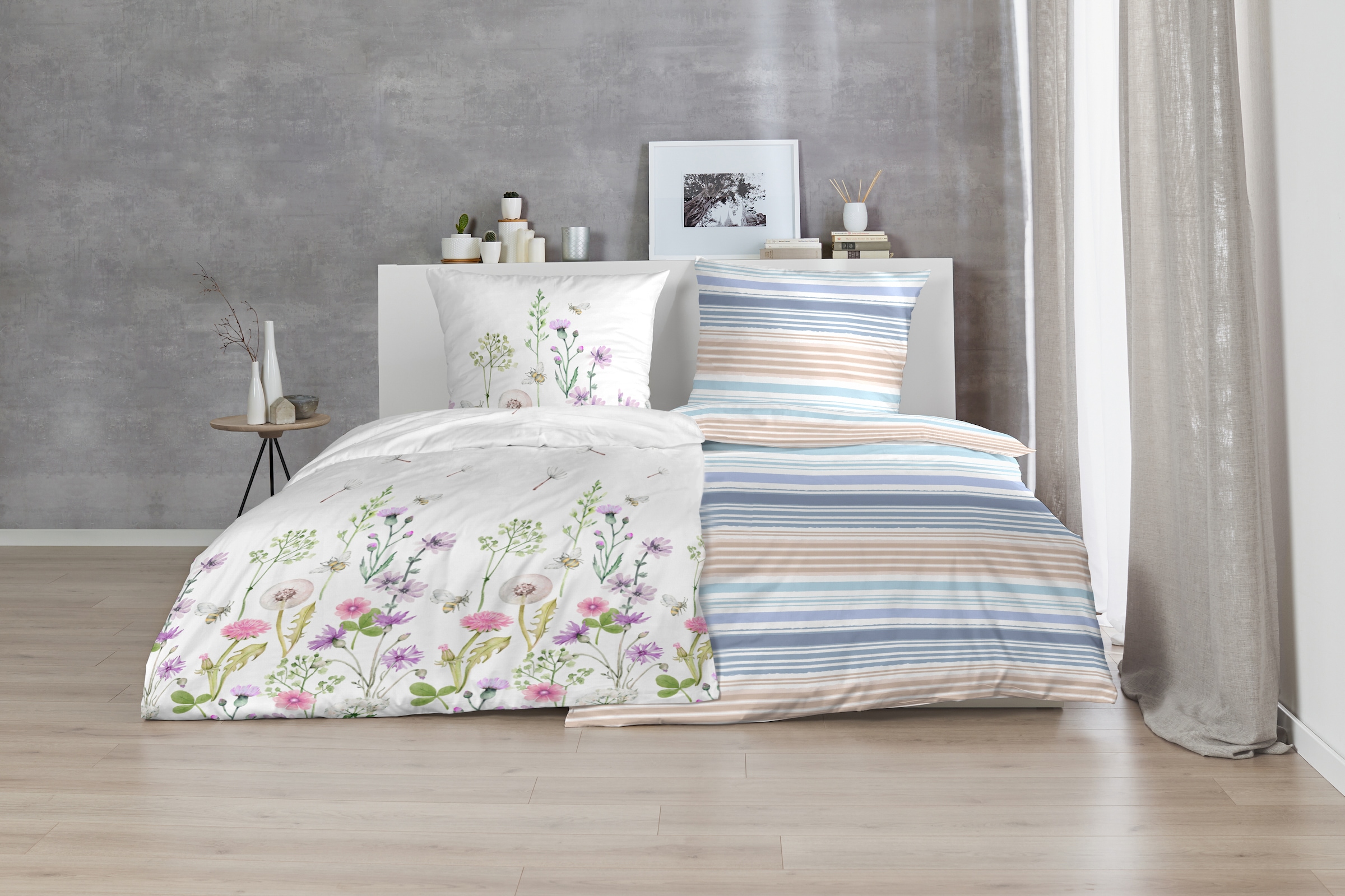 Primera Bettwäsche »Renforce-Bettwäsche Fresh stripe«, mit Streifen