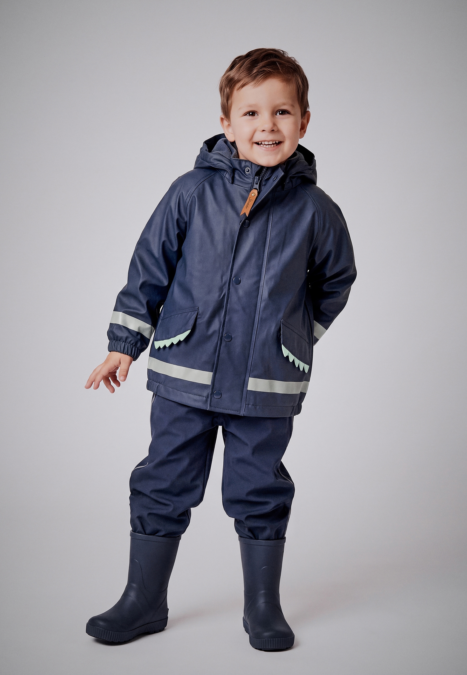 Sterntaler® Regenjacke »Regenjacke gefüttert Zacken«
