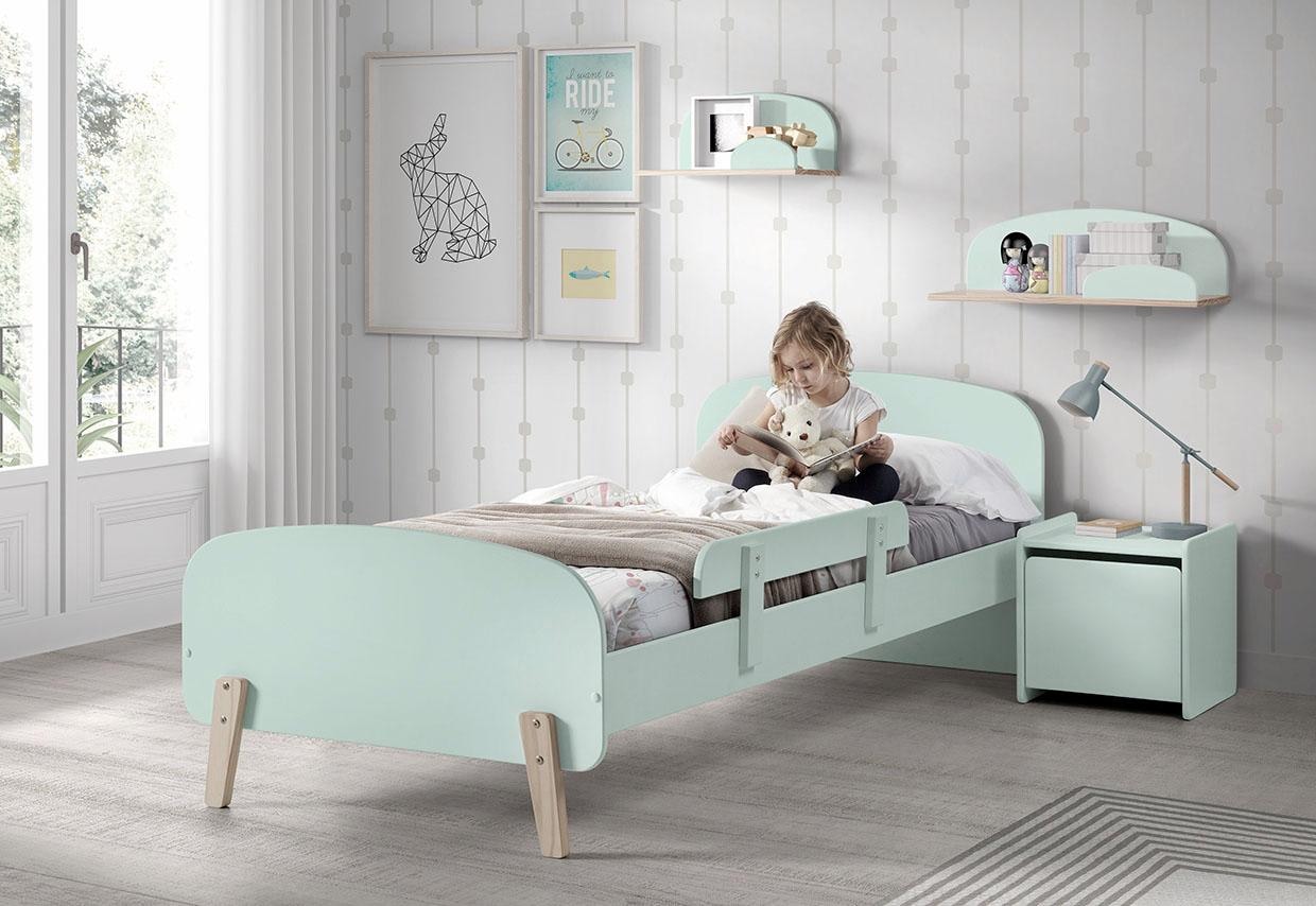 Vipack Nachtkonsole »Kiddy, mit 1 Drehtür, dahinter ein großes Fach«, (B/H/T ca. 40x40x36cm, MDF lackiert, in verschiednen Farben erhältlich), MDF-Oberfläche
