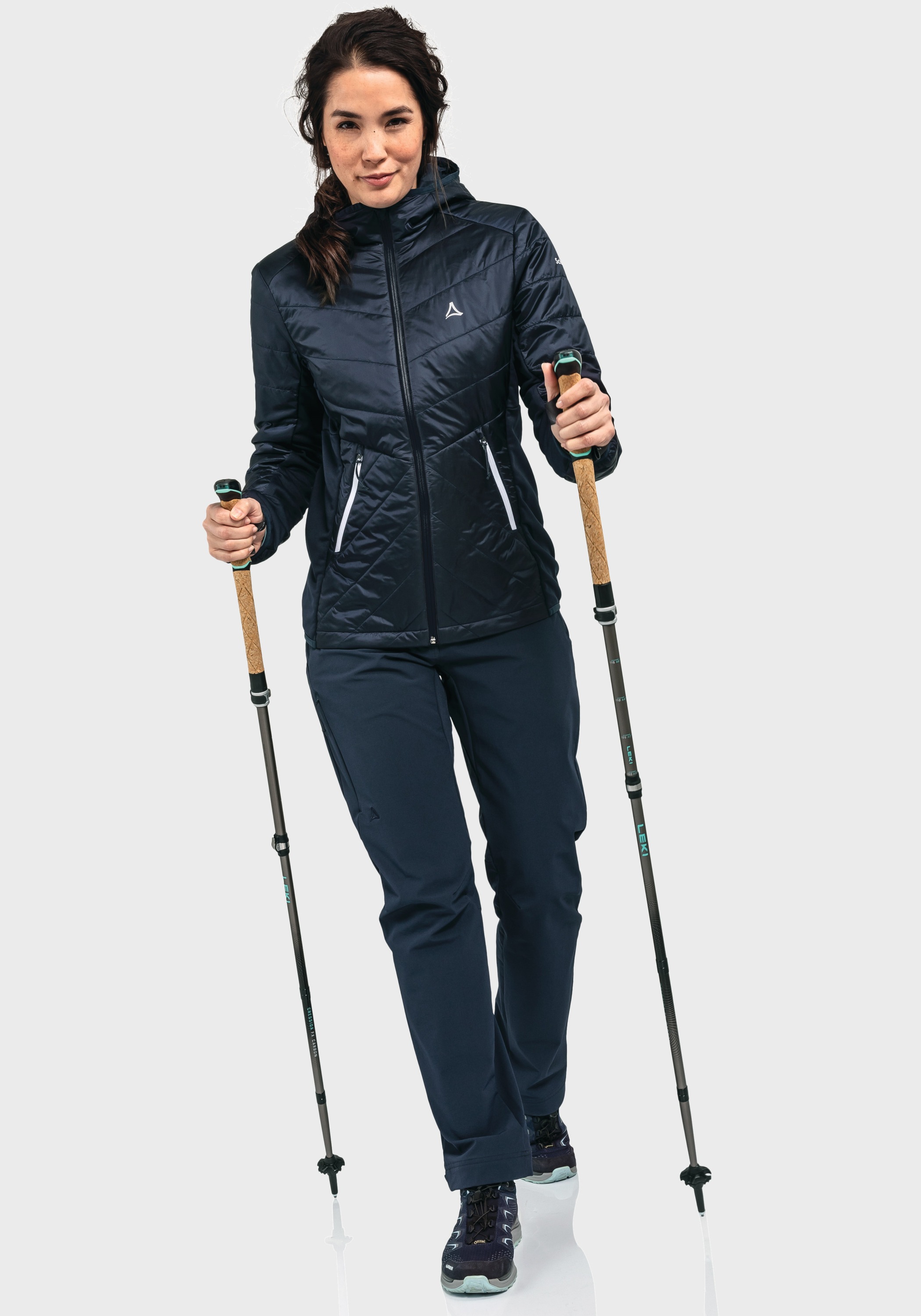Schöffel Outdoorjacke »Hybrid Jacket Stams L«, mit Kapuze