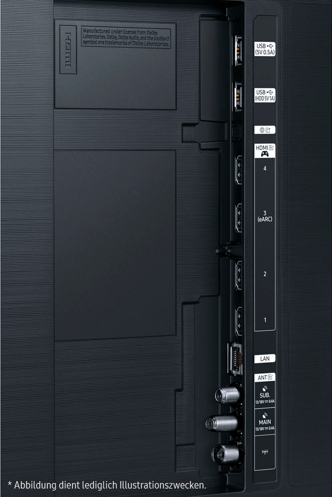 Samsung QLED-Fernseher »GQ65QN90FAT« 163 cm/65 Smart-TV NQ HDR+, Glare Free, Upscaling Pro, Dolby Atmos & AI Sound, bis 165Hz