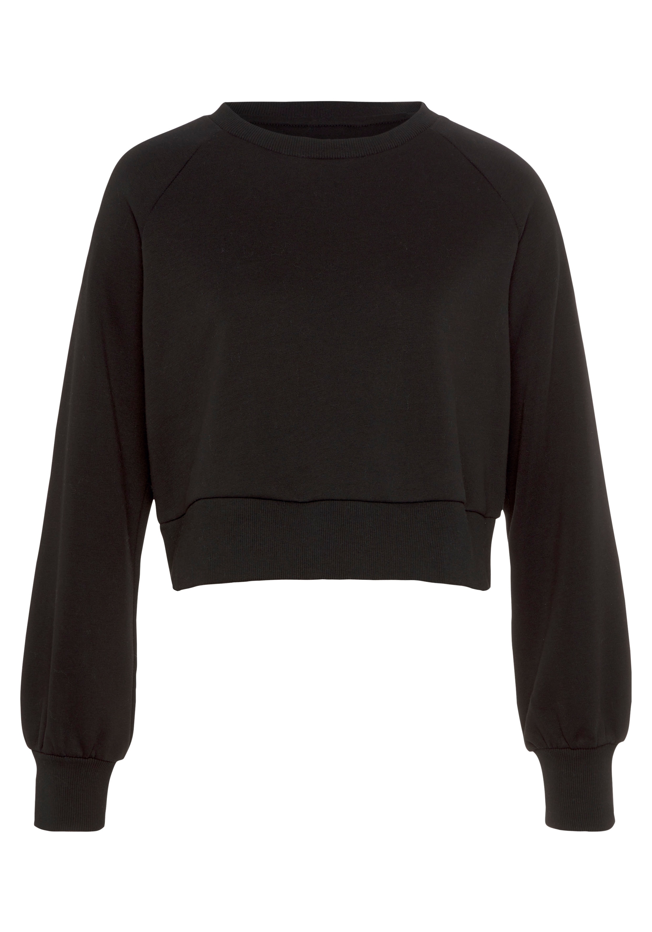LSCN by LASCANA Sweatshirt, mit Ziernähten, Loungeanzug