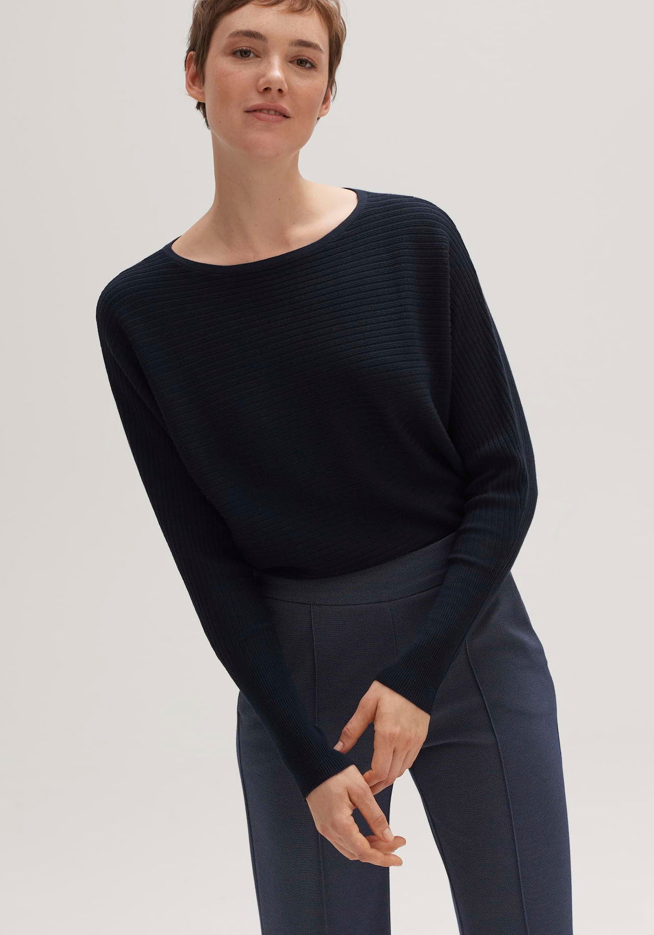 OPUS Strickpullover »Pisol«, mit Fledermausärmeln kaufen