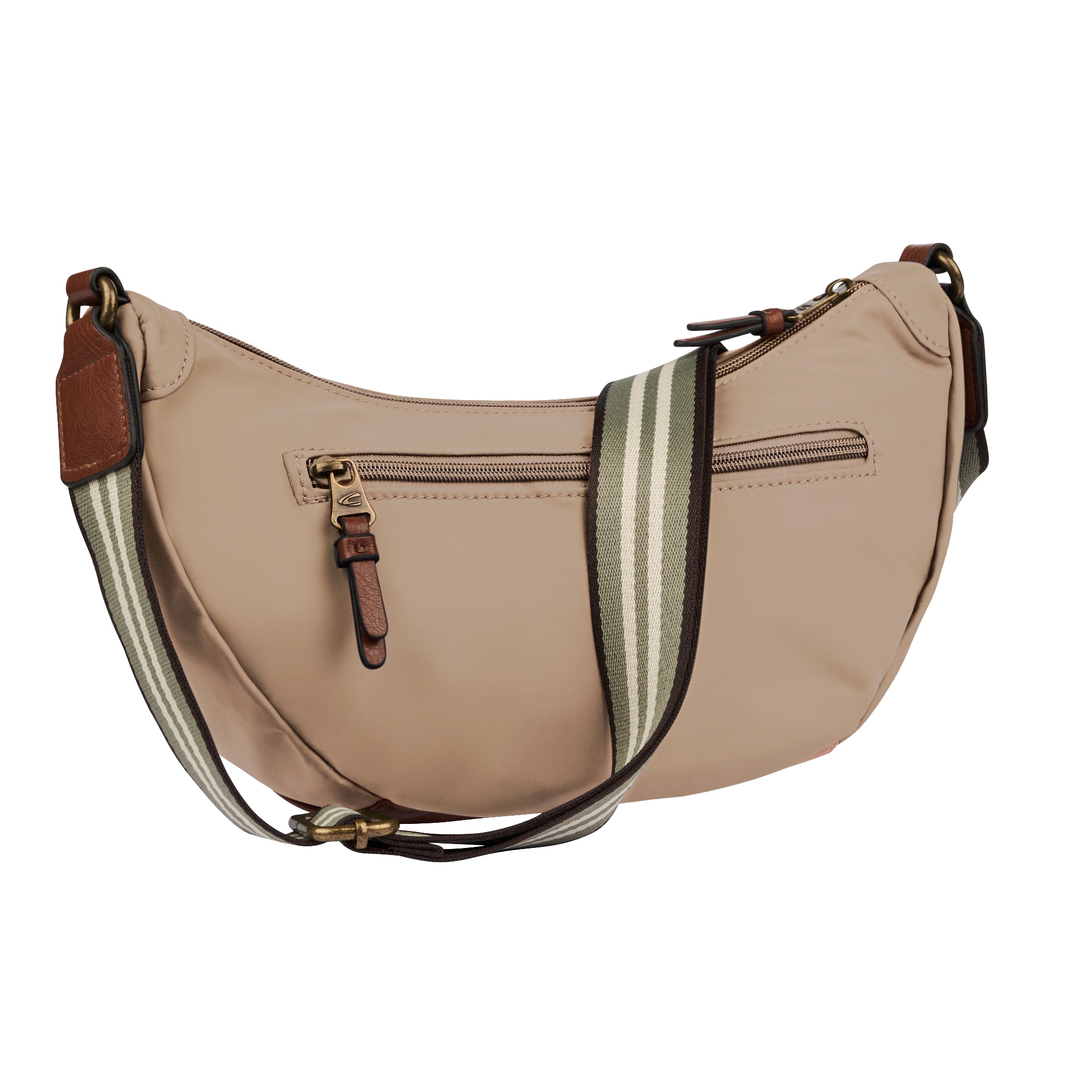 camel active Handtasche »Bari«, aus hochwertigem matten Nylon mit gestreiftem Gewebeband