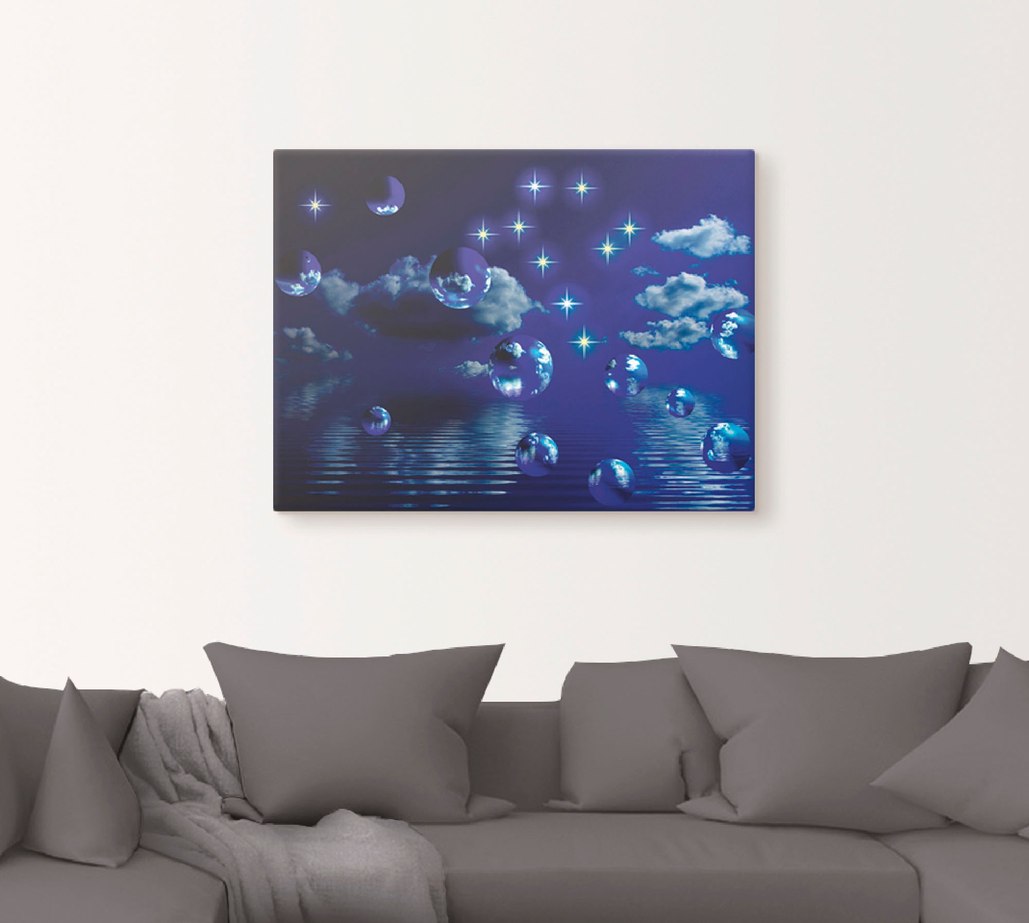 Artland Leinwandbild »Sternenhimmel« Landschaften 1 Stk. tlg. auf Holzrahmen gespannt