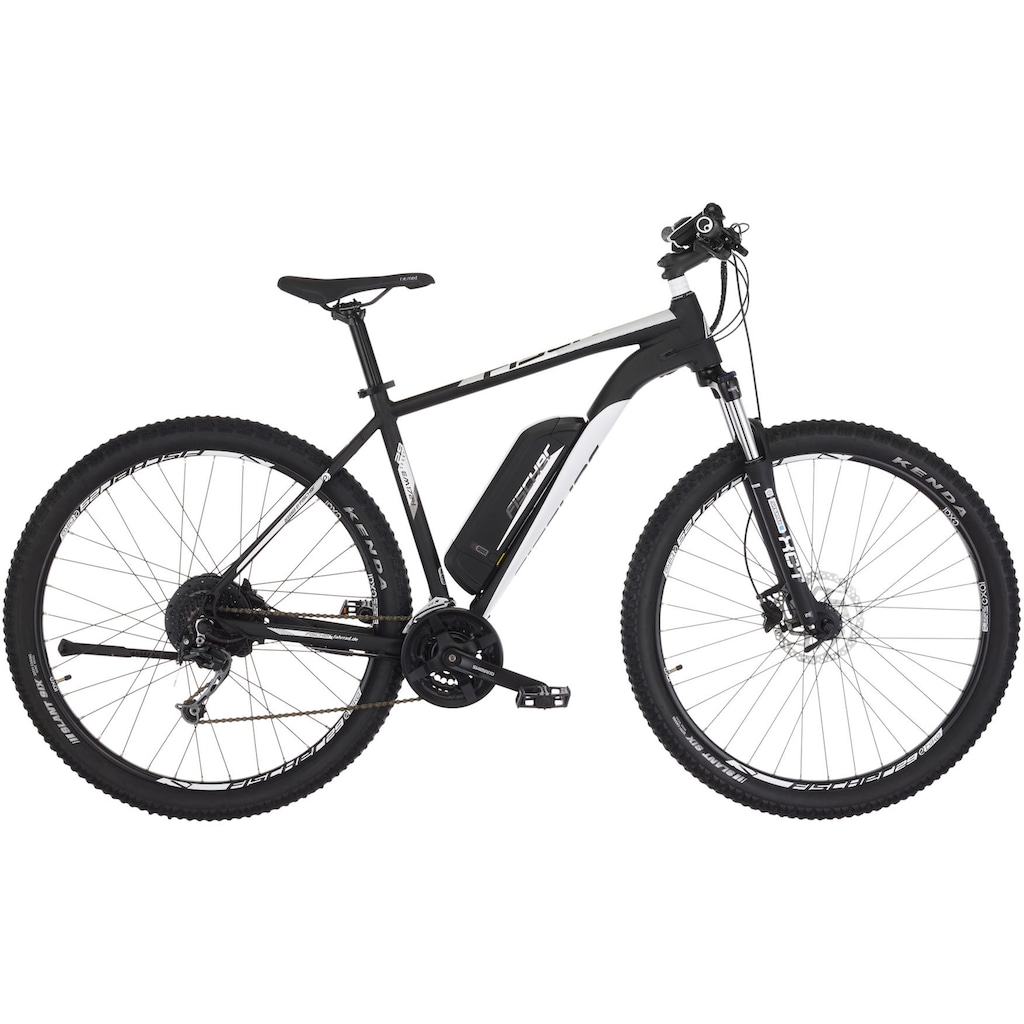 FISCHER Fahrrad E-Bike »MONTIS EM 1724 557«, 10 Gang, Shimano, Deore, Heckmotor 250 W, (mit Schloss)