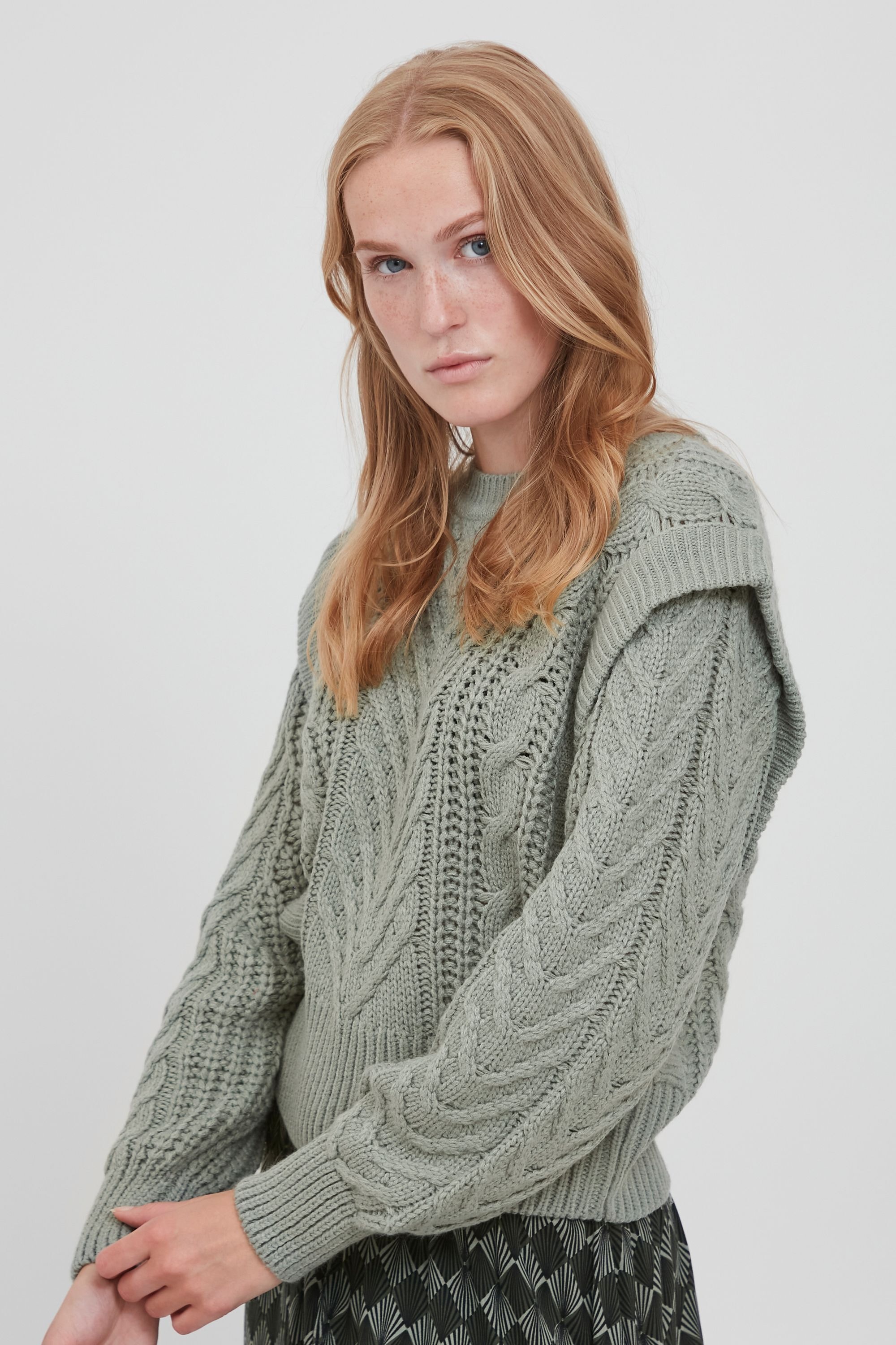 b.young Strickfleece-Pullover »Strickpullover BYOtinka«