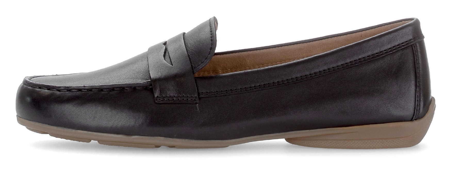 Gabor Mokassin, Halbschuh, Businessschuh, Schlupfeschuh mit Zierriegel