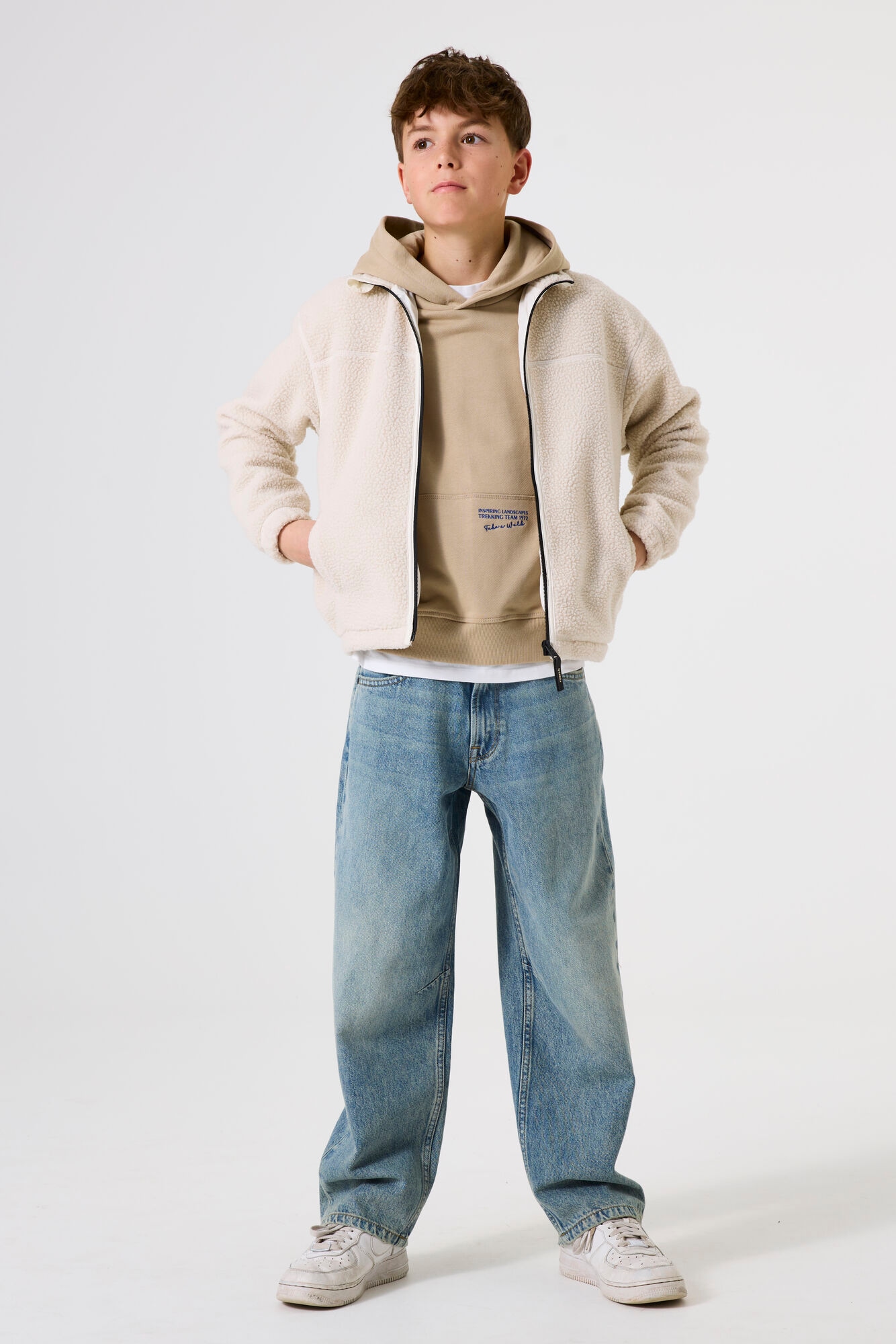 Garcia Strickfleecejacke mit Print for BOYS