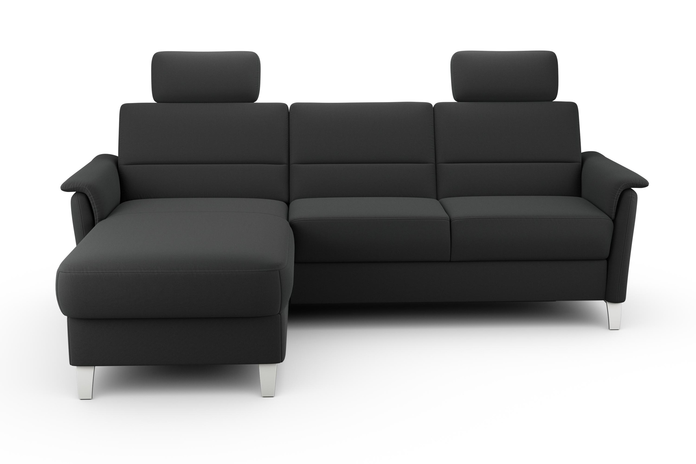 sit&more Ecksofa »Palmera L-Form«, Federkern, wahlweise mit Bettfunktion und mit/ohne Stauraum