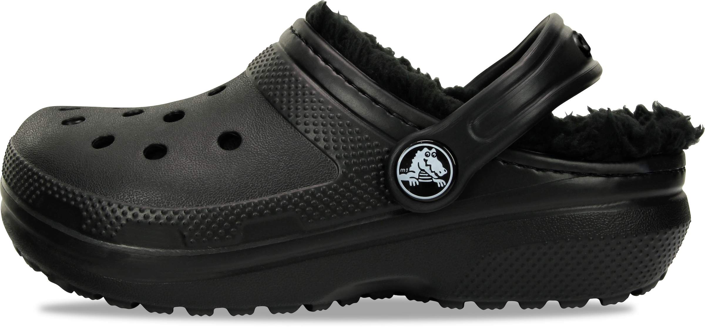Crocs Clog »Kids' Classic Lined Clog«, Hausschuh, Pantoffel, Schlappen mit Warmfutter