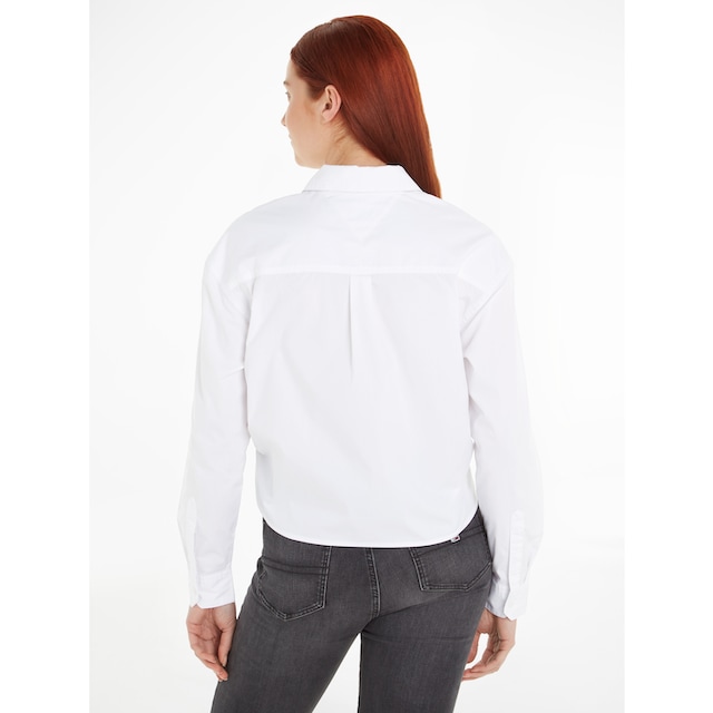 Tommy Jeans Blusentop »TJW FRONT TIE SHIRT«, mit Bindeband bei ♕