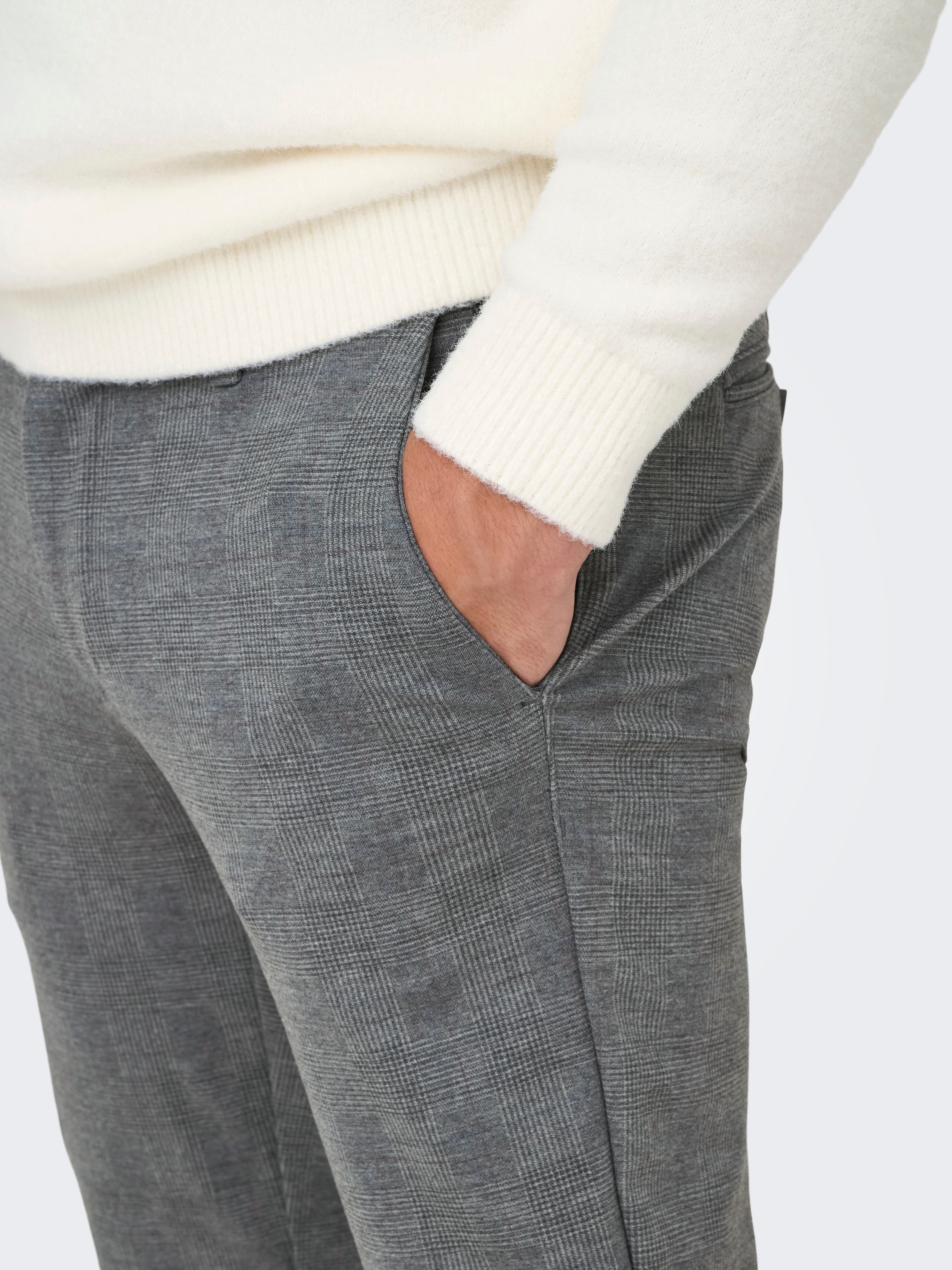 ONLY & SONS Chinohose »ONSMARK SLIM CHECK 020919 PANT NOOS«