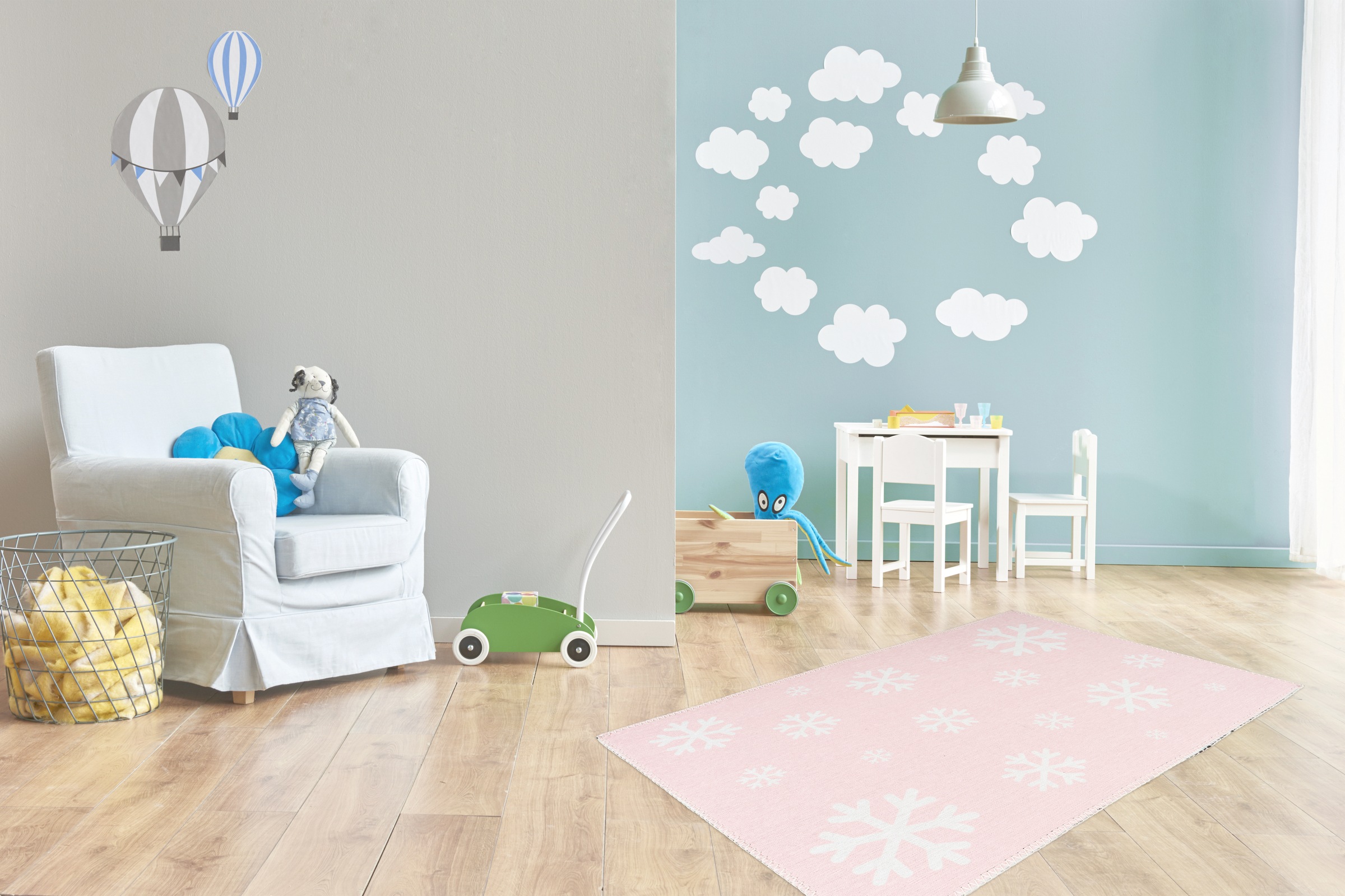 Arte Espina Kinderteppich »Bambini 400«, rechteckig, 5 mm Höhe, Fantasievoll bedruckter Kinderteppich, angenehme Haptik