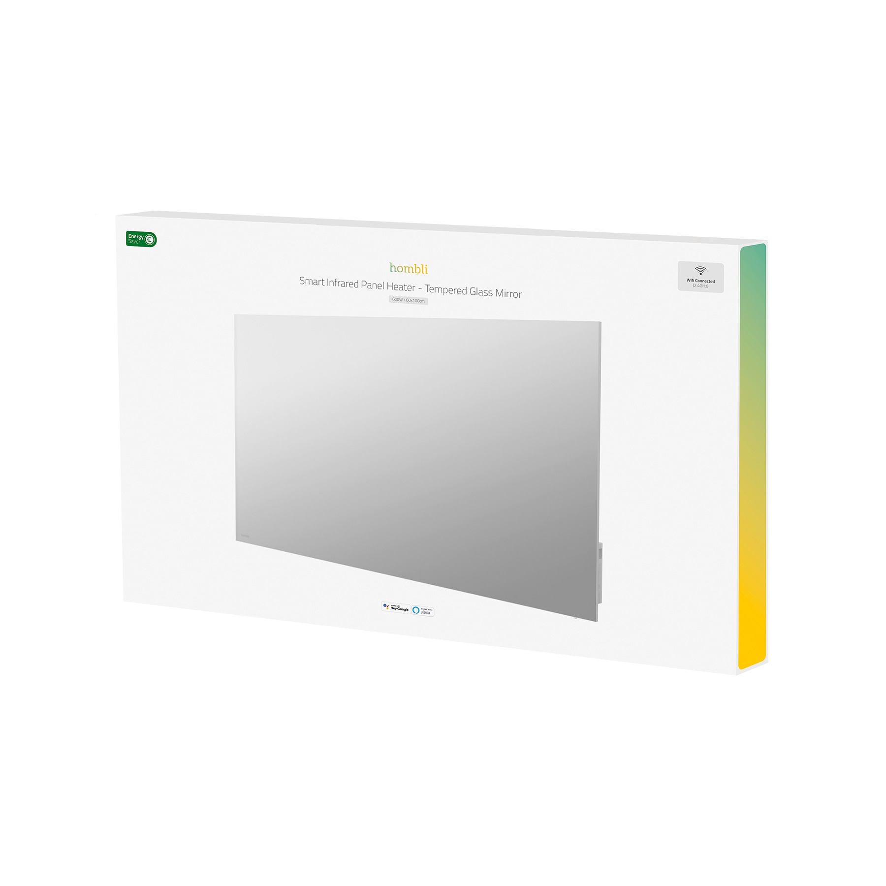 Hombli Smart-Home-Zubehör »smartes Infrarot Glas Heizpanel 600W Spiegel«