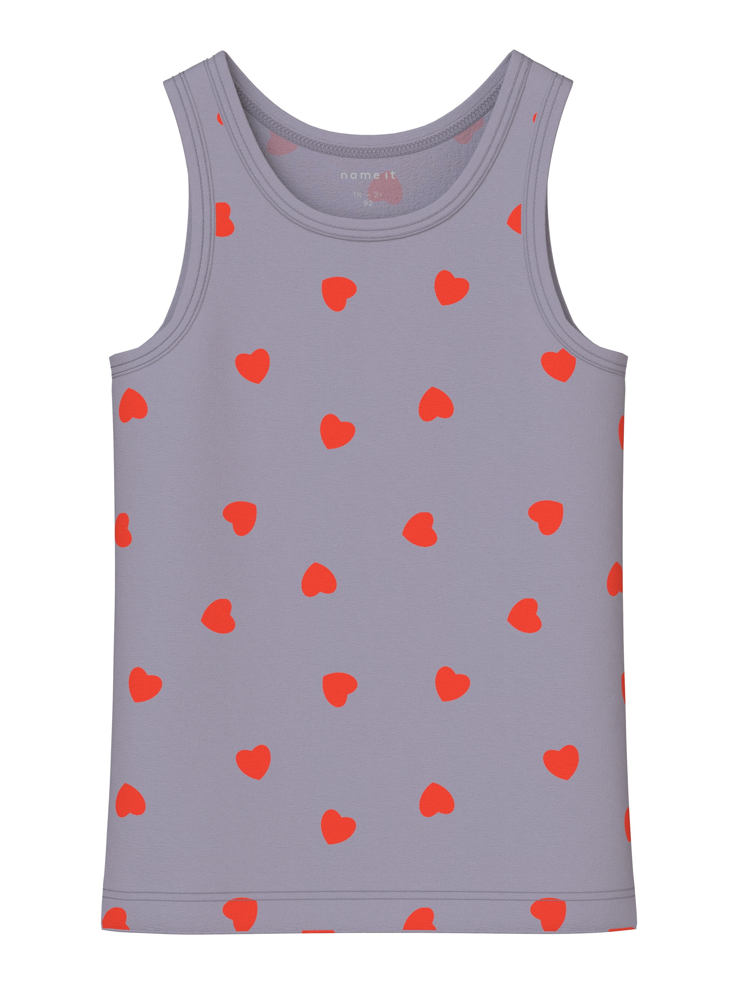 Name It Unterhemd »NMFTANK TOP 2P LAVENDER HEARTS NOOS« Packung, 2 Stk.