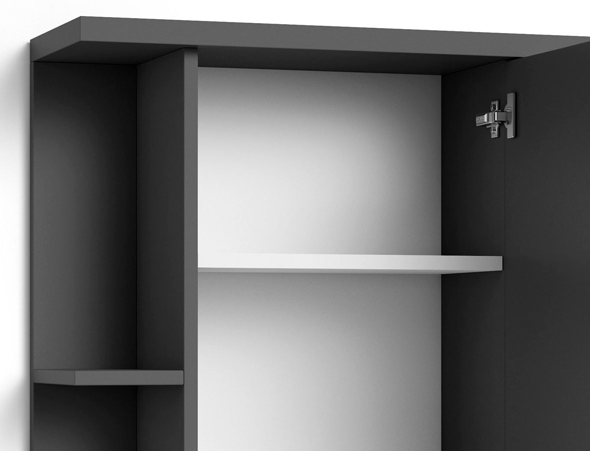 byLIVING Spiegelschrank »Nebraska«, Breite 60 cm, mit großer Spiegeltür und viel Stauraum