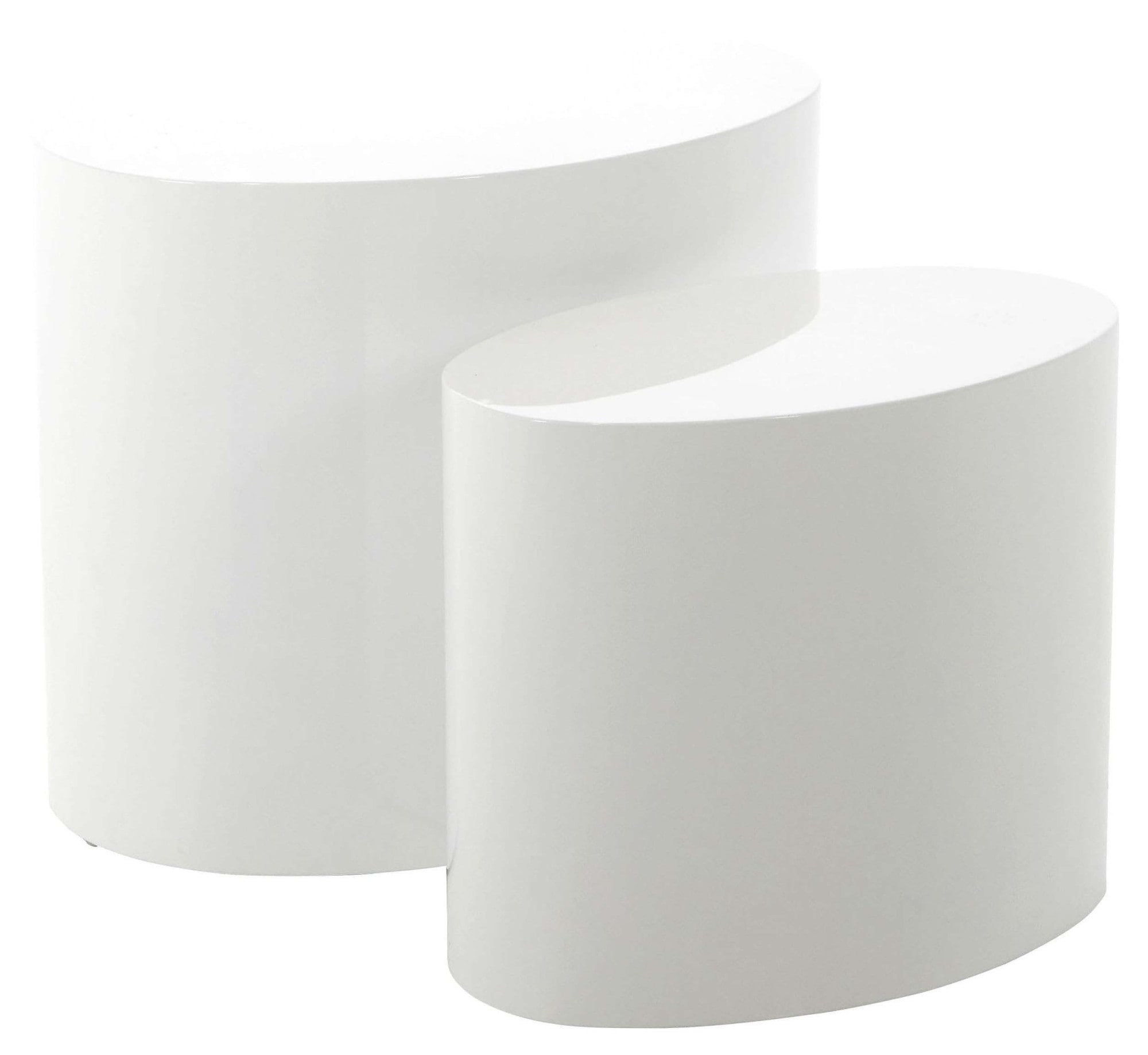 ACTONA GROUP Couchtisch »Mice Anstelltisch, Sofatisch, TOPSELLER!«, (Couchtisch, Beistelltisch), Beistelltisch, moderne ovale Form (Set, 2 st). in verschiedenen Farben