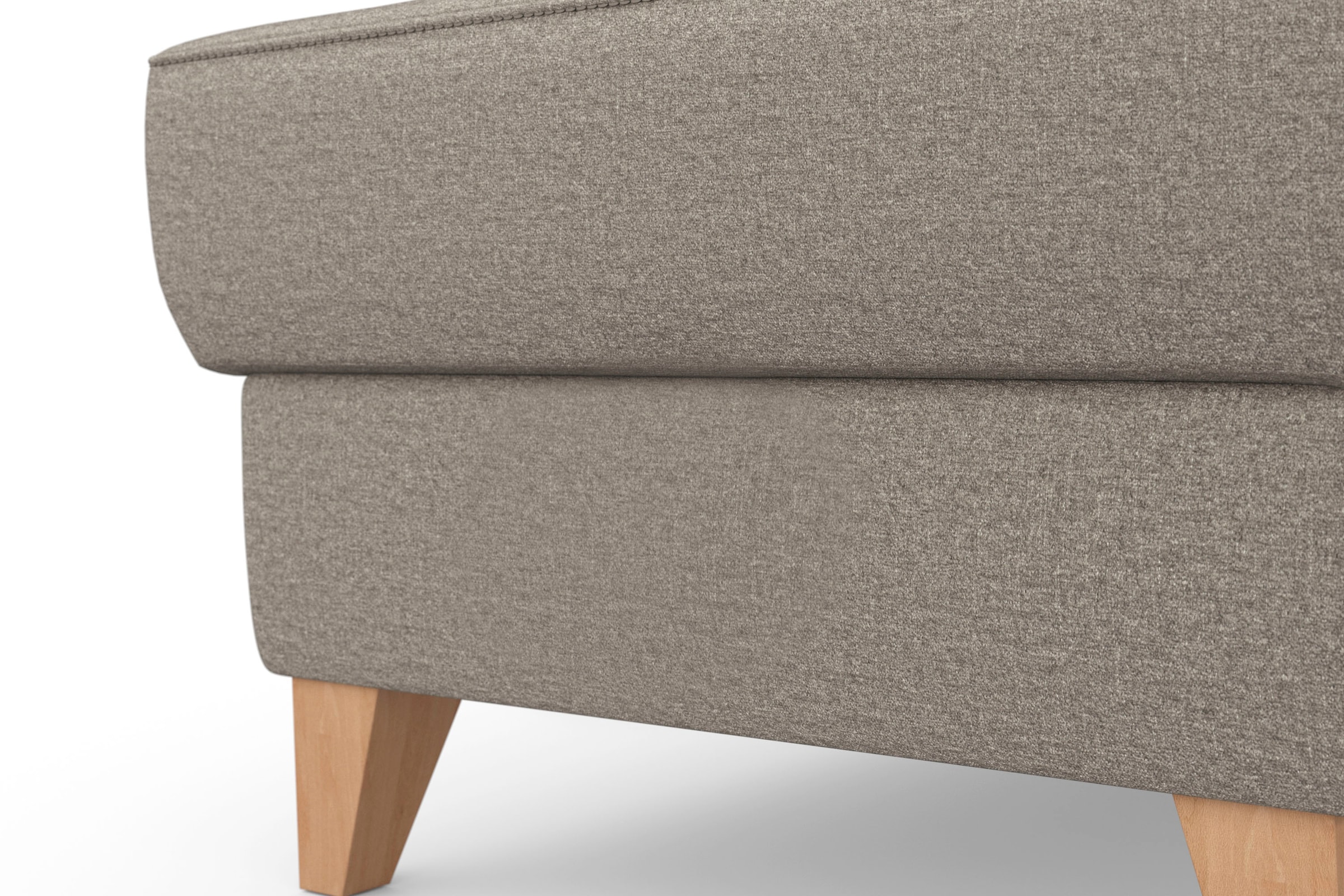 sit&more Ecksofa »Visby L-Form«, Wahlweise mit Bettfunktion und Bettkasten, frei im Raum stellbar