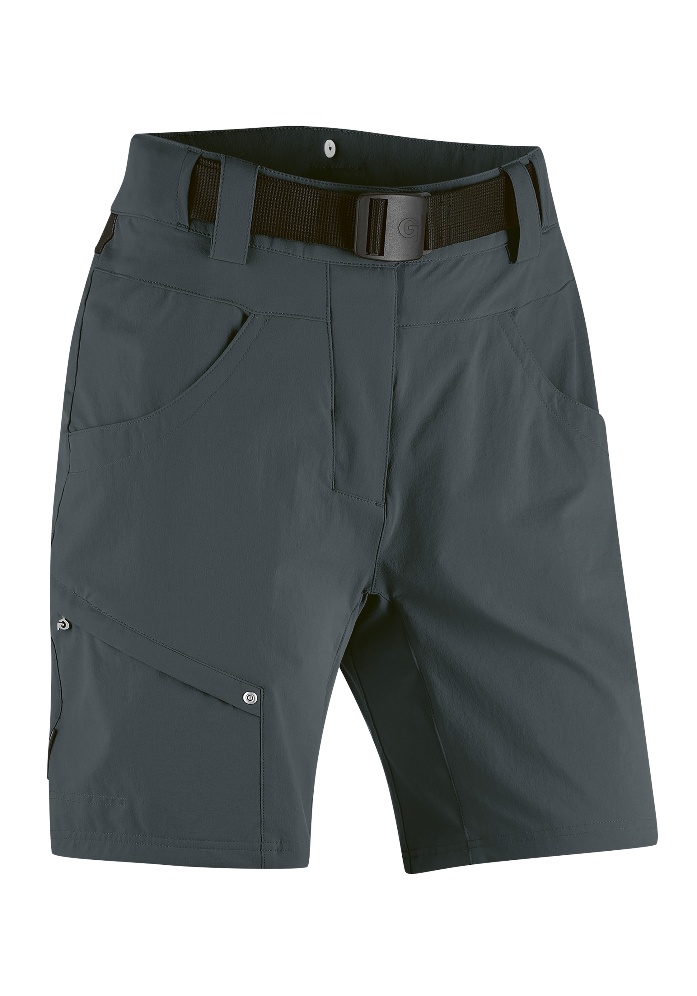 Gonso Fahrradhose »Mira Basic«, kurze Damen Radhose mit Sitzpolster, wasserabweisend, inkl. Gürtel