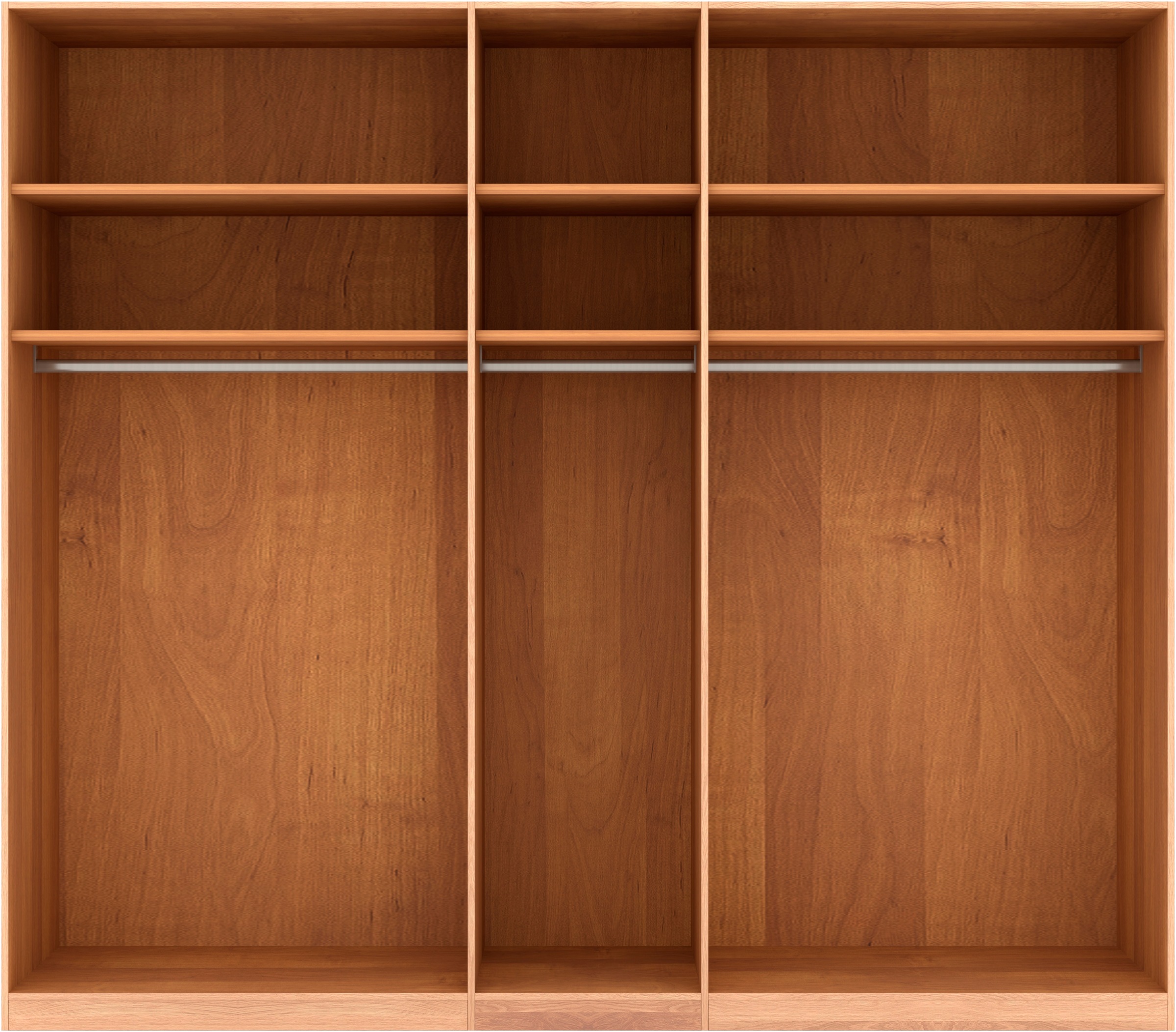 Musterring Drehtürenschrank »Sorrent, Kleiderschrank, Schrank, teilmassiv Eiche«, (mit Türdämpfern, in 5 Breiten & 2 Höhen, extra Böden, MADE IN GERMANY), Türen Eiche massiv oder als Parsol-Bronze-Spiegel, verschiedene Maße