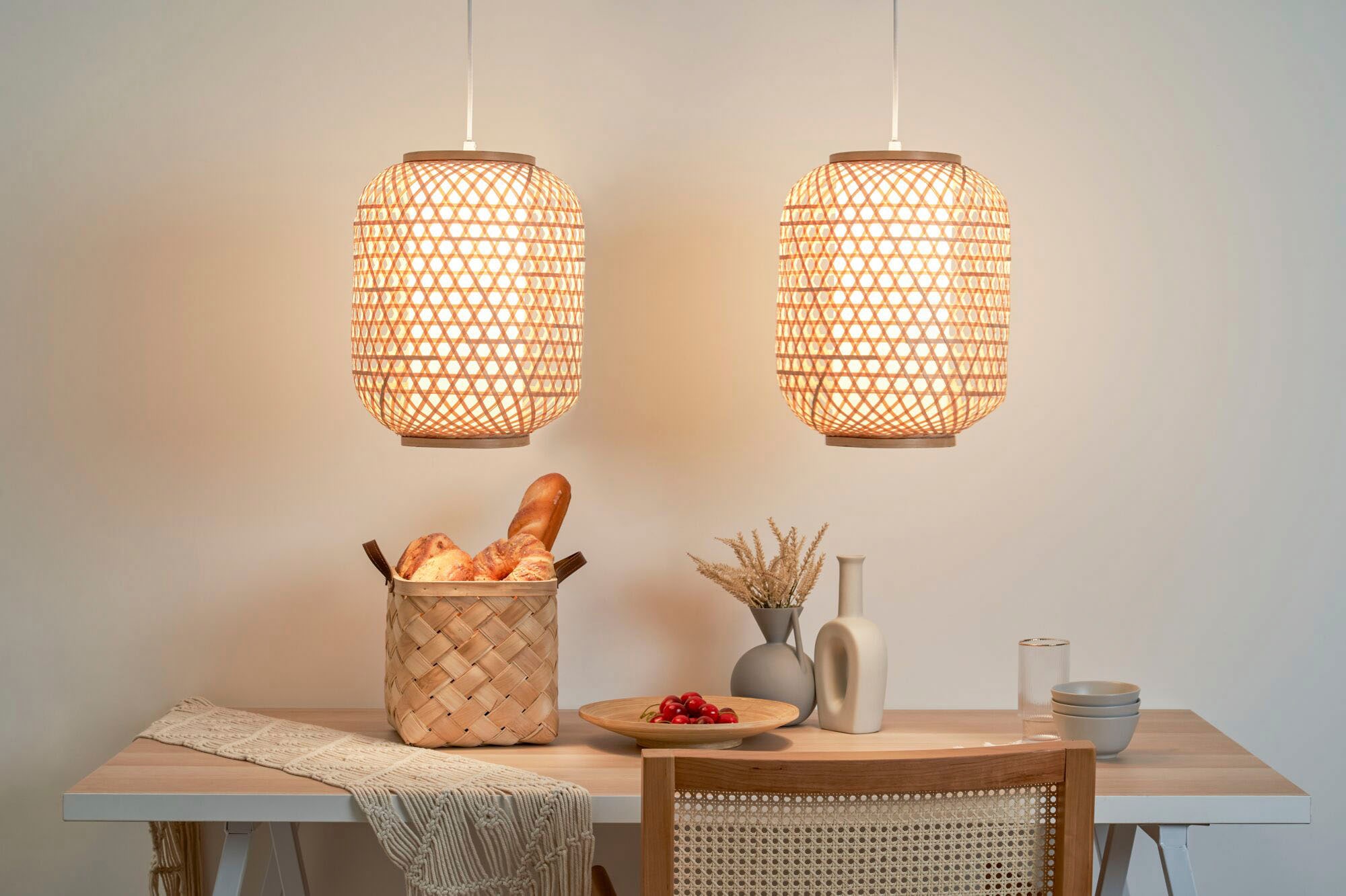 Pauleen Pendelleuchte »Woody Delight«, 1 flammig, Leuchtmittel E27 | ohne Leuchtmittel, E27