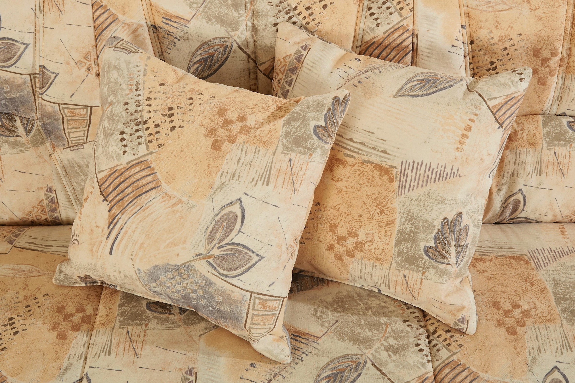 DOMO collection Wohnlandschaft »Bahia mit viel Platz, zeitloses Design, U-Form«, wahlweise mit Bettfunktion