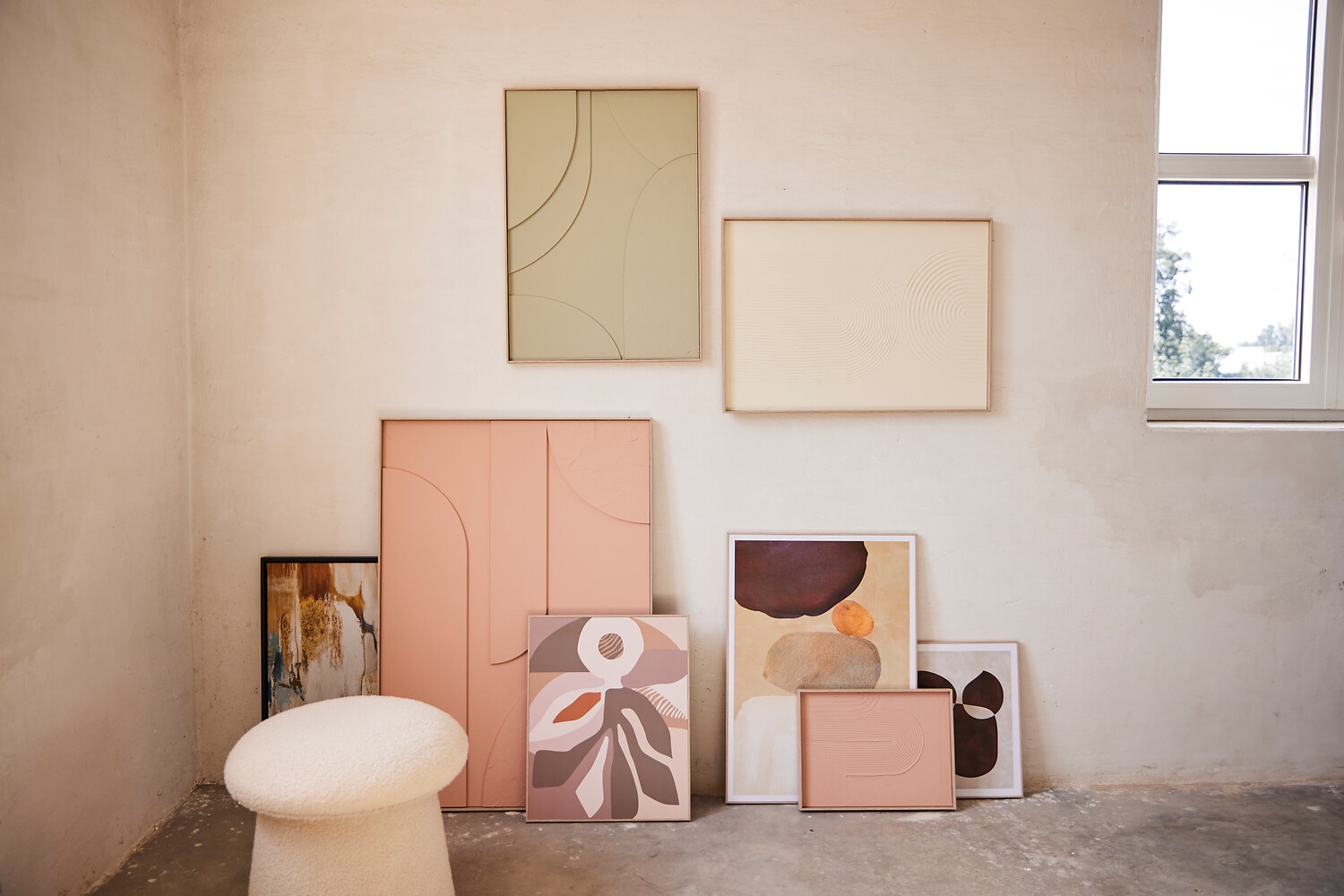 Reinders! Wandbild »Saturn - terra/nude«