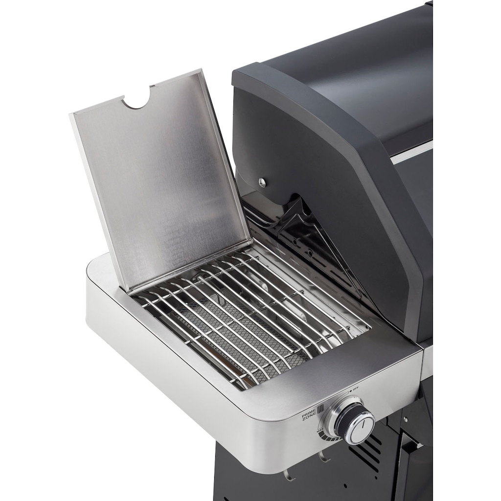 RÖSLE Gasgrill »BBQ-Station VIDERO, 25527«, G6-S Schwarz, 6 Brenner, extra Primezone/Seitenbrenner, VARIO+