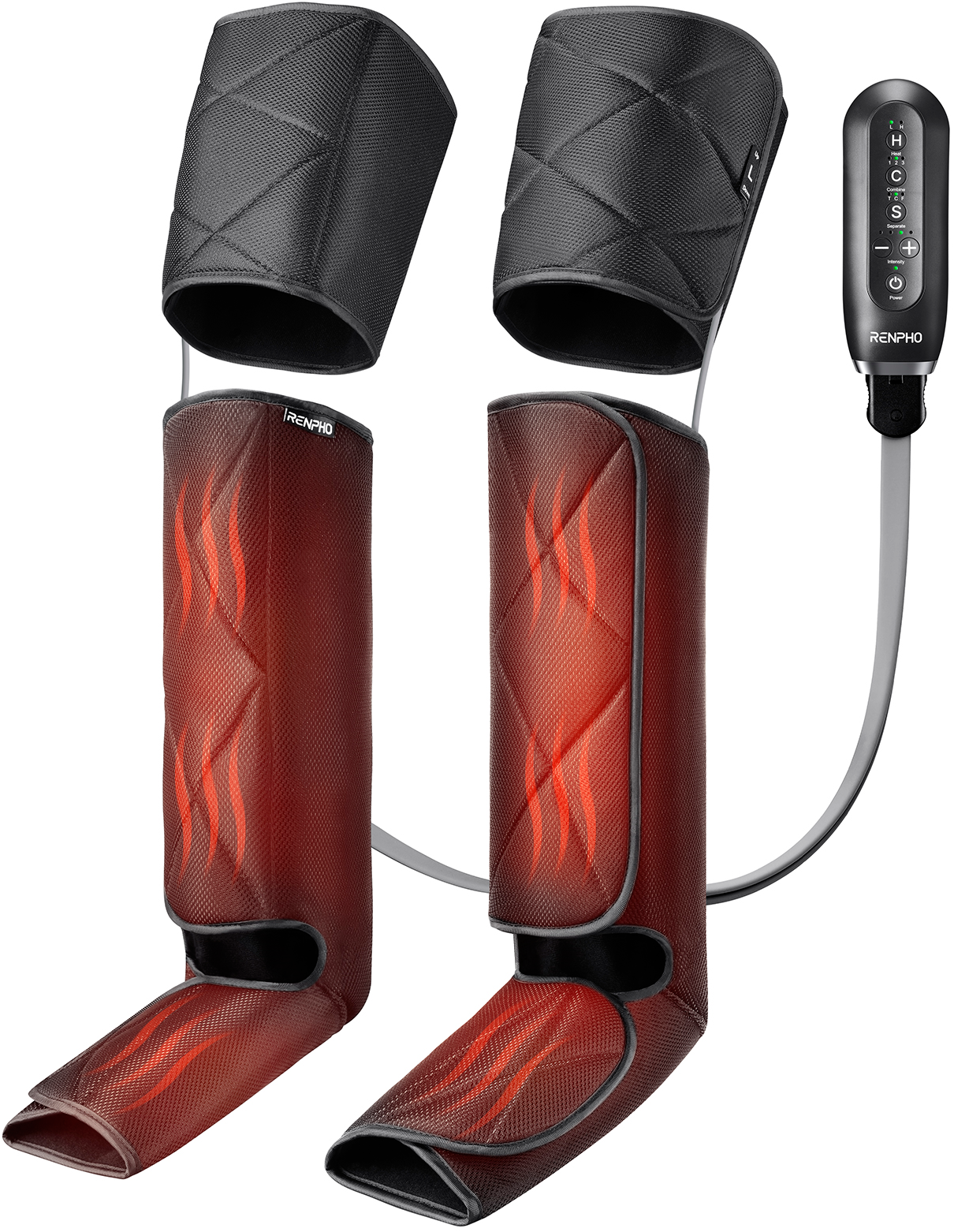 Renpho Massagegerät »Aeria Ulitimate Thermal 2 ALM079H«, Beheizte Kompression zur Entspannung von Beinen und Waden