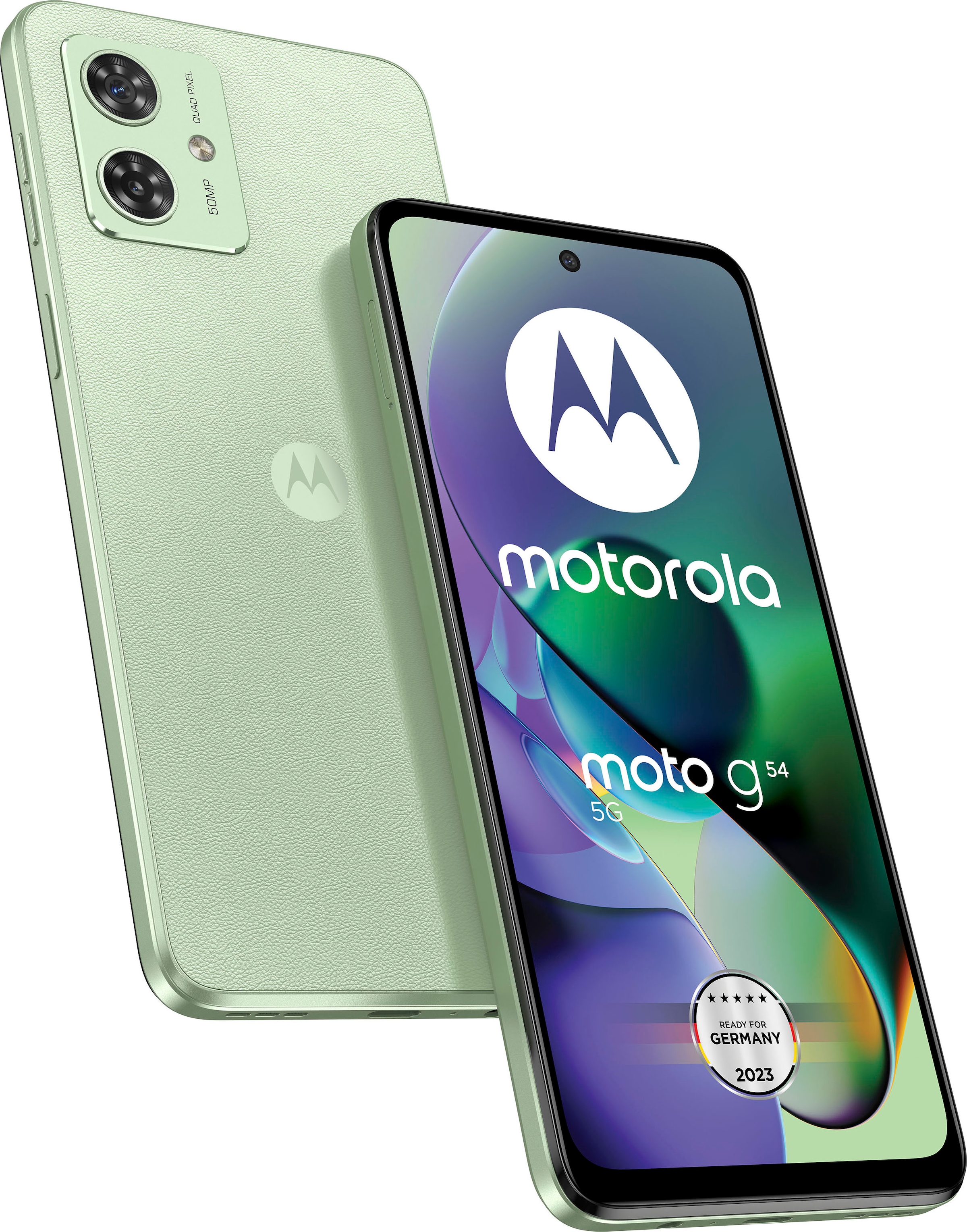 Smartphone »MOTOROLA moto g54«, mint grün, 16,51 cm/6,5 Zoll, 256 GB Speicherplatz, 50...