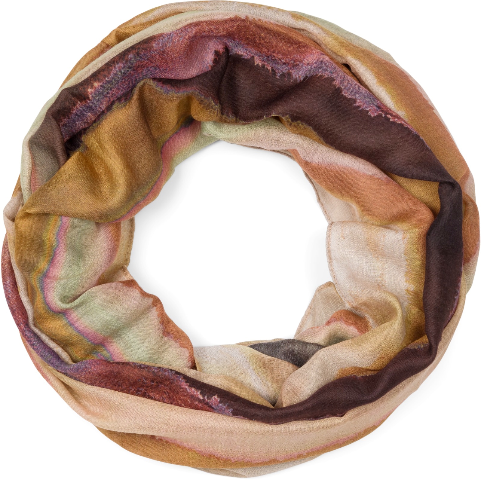 styleBREAKER Loop »Bunter Loop Aquarell Farbverlauf Streifen« 1 Stk.