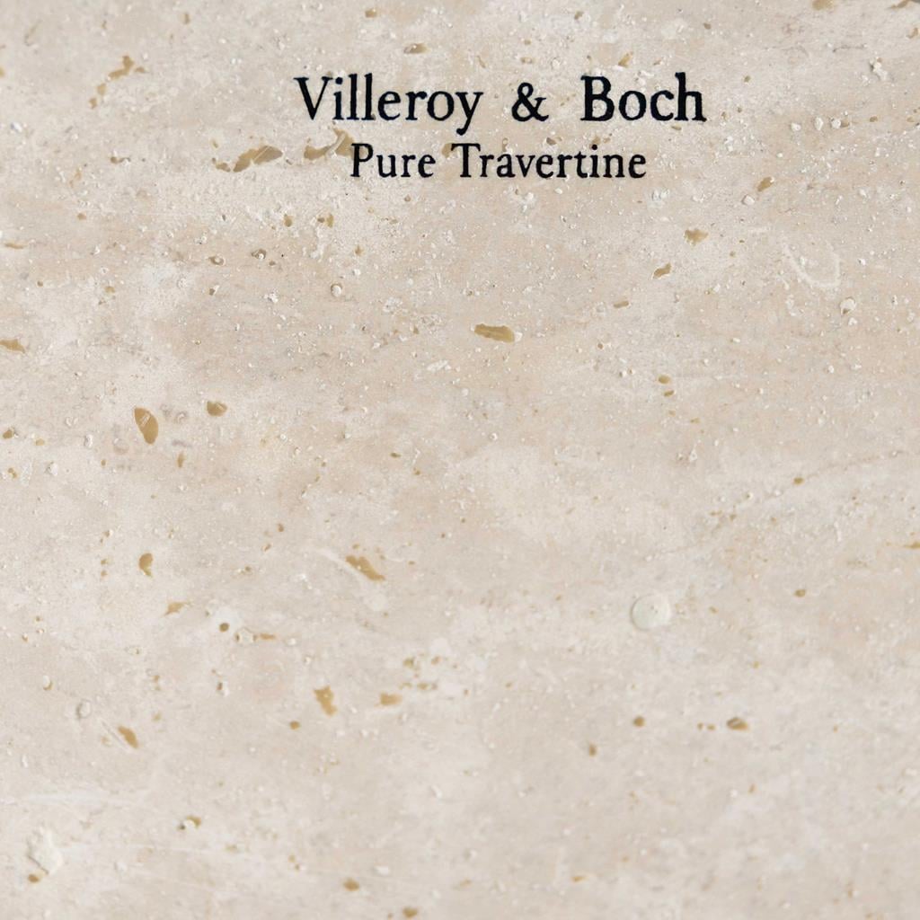 Villeroy & Boch Servierplatte »Servierplatte Manufacture Travertine 40,5 x 28,2 cm beige« Handarbeit