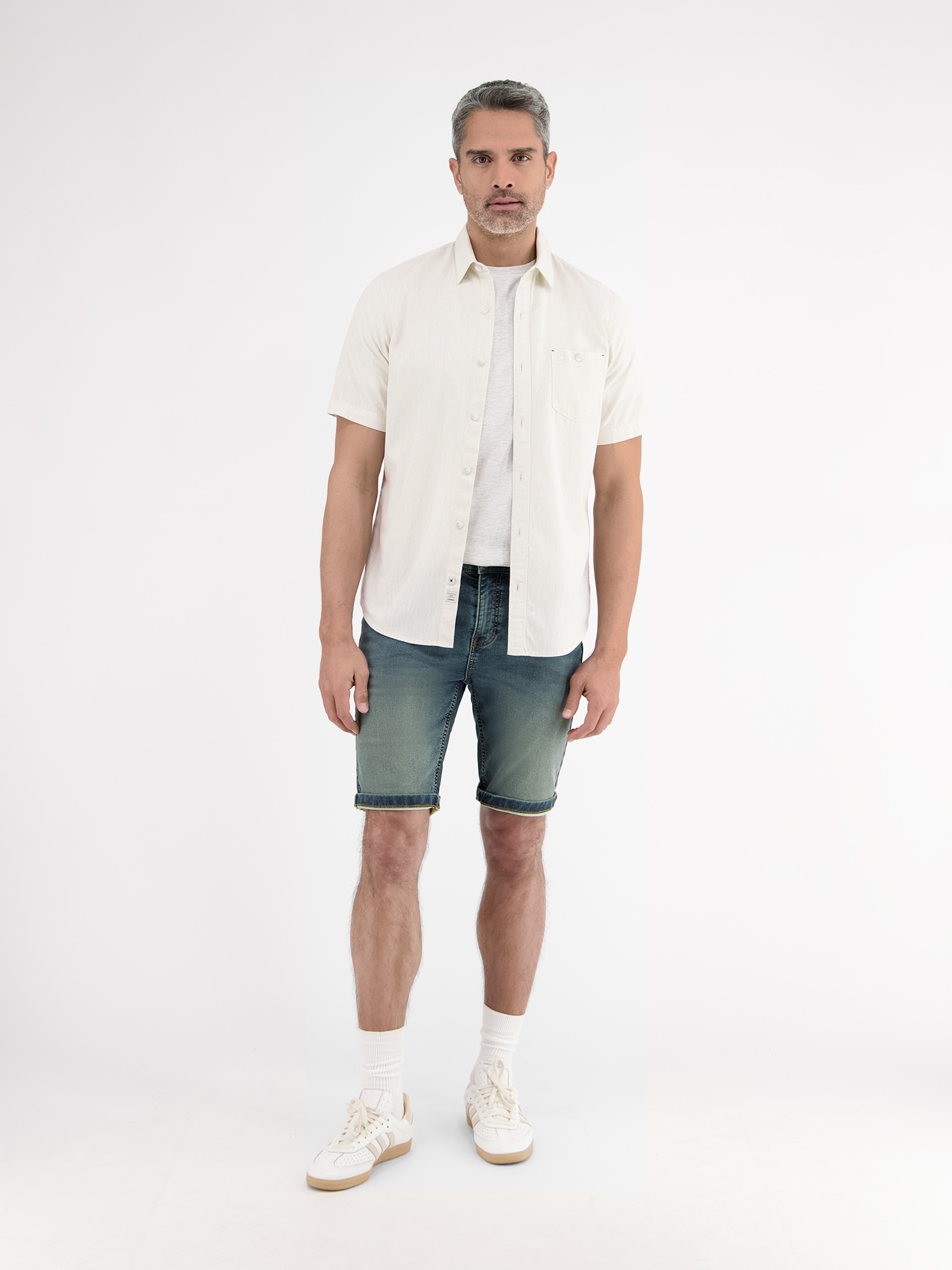 LERROS Jogg-Bermudas »LERROS Bequeme Jogg-Denim Bermuda«