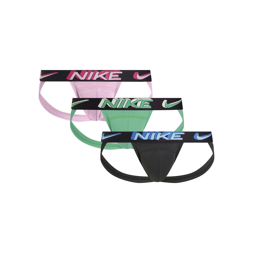 NIKE Underwear String »JOCK STRAP 3PK«, (Packung, 3 St., 3er), mit NIKE Logo-Elastikbund