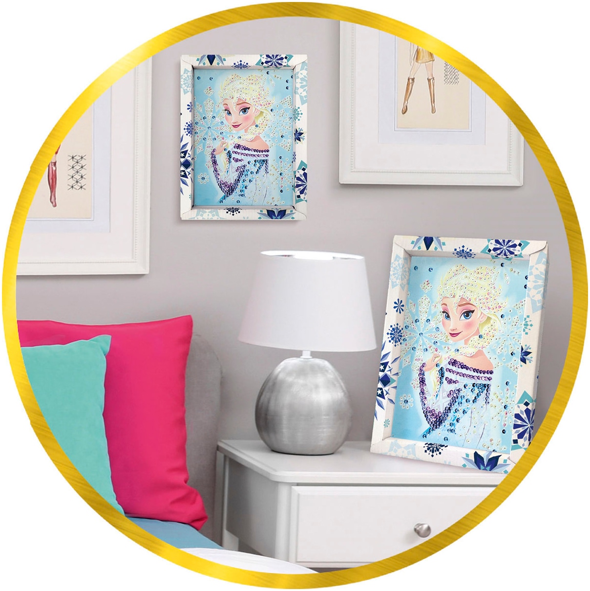   Kreativset »Paillettenkunst Elsa«