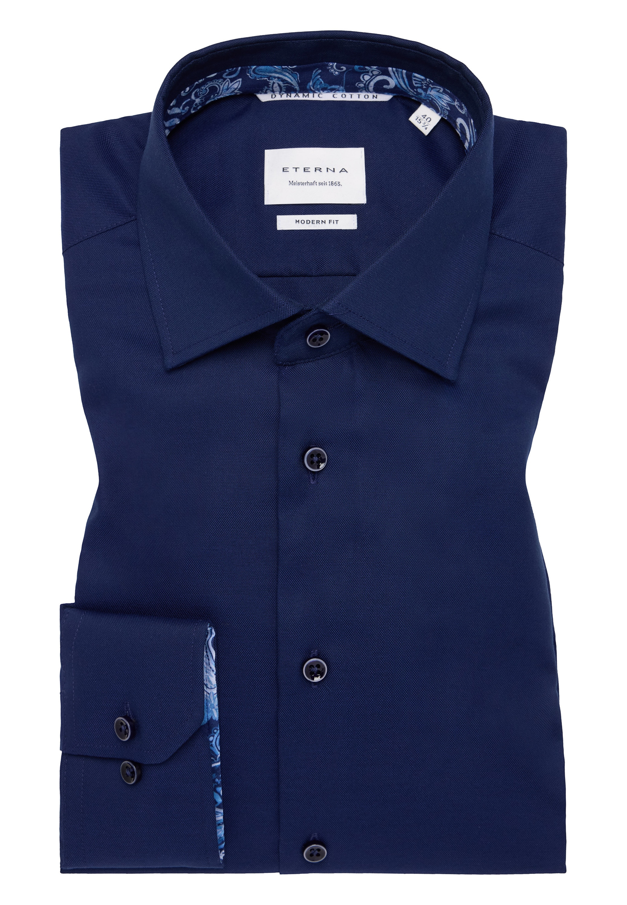 Eterna Langarmhemd »MODERN FIT«, NON IRON (bügelfrei)