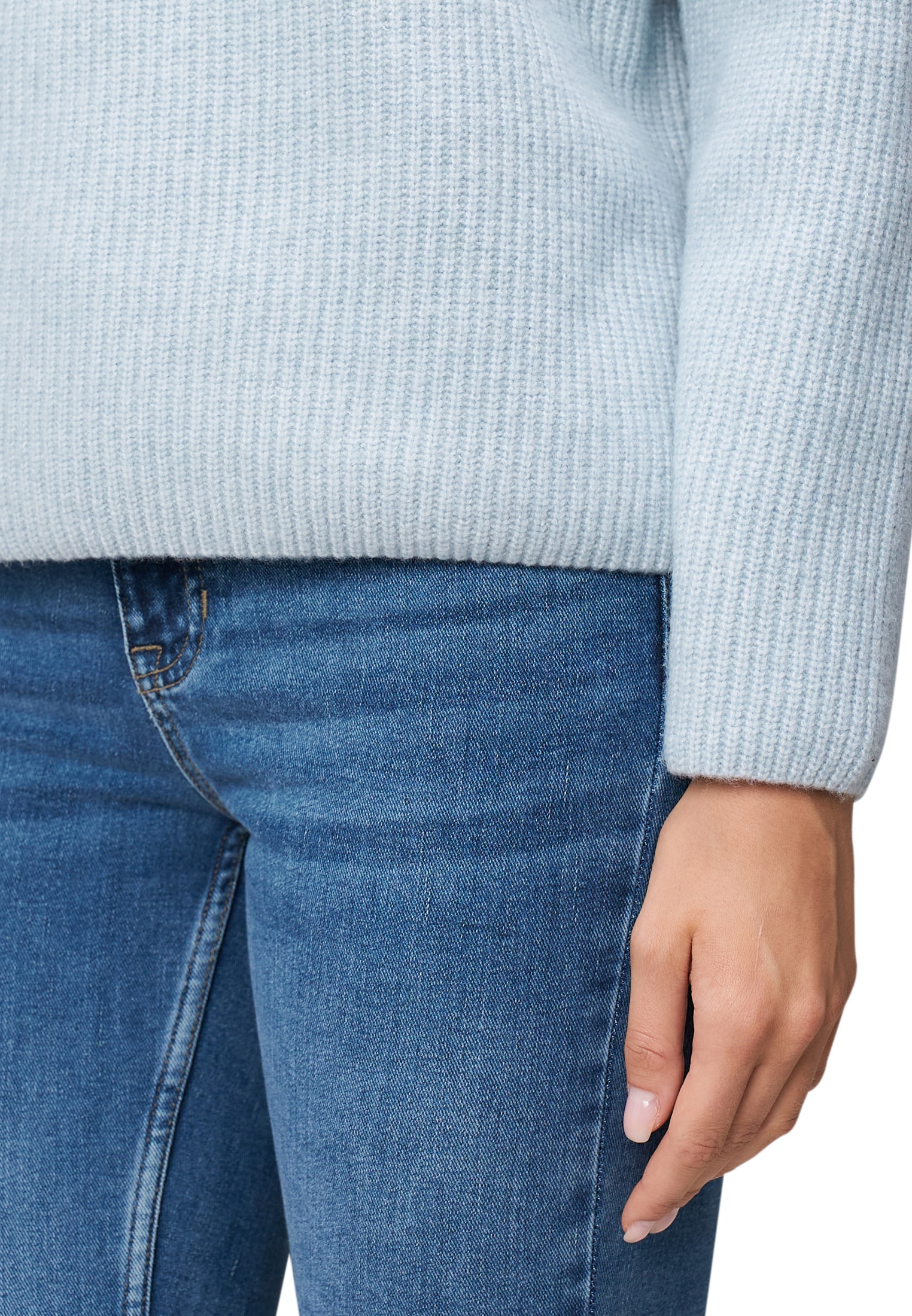 Zero Strickpullover »Strickpullover mit Stehkragen«