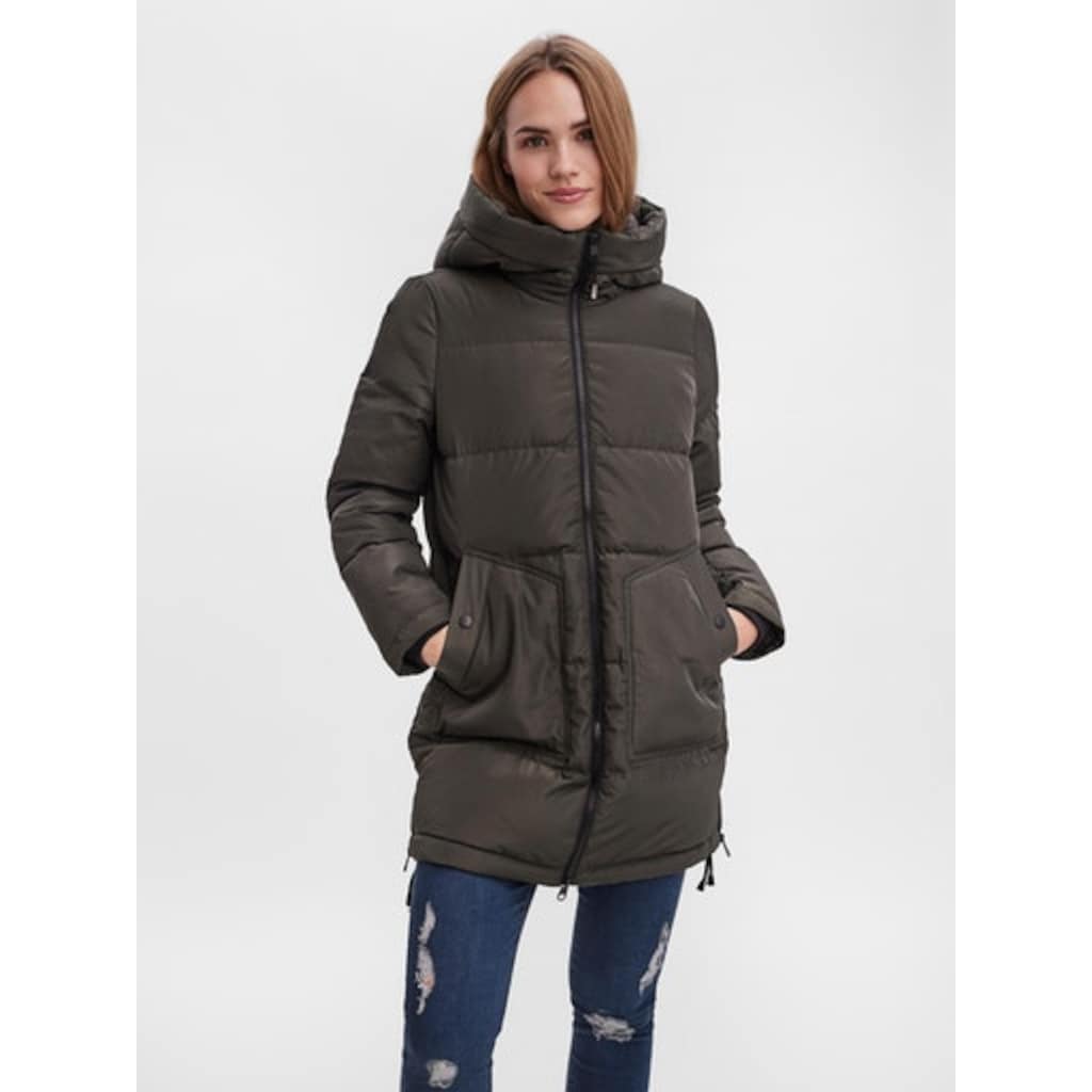 Vero Moda Steppjacke »VMOSLO 3/4 DOWN JACKET«, mit Kapuze