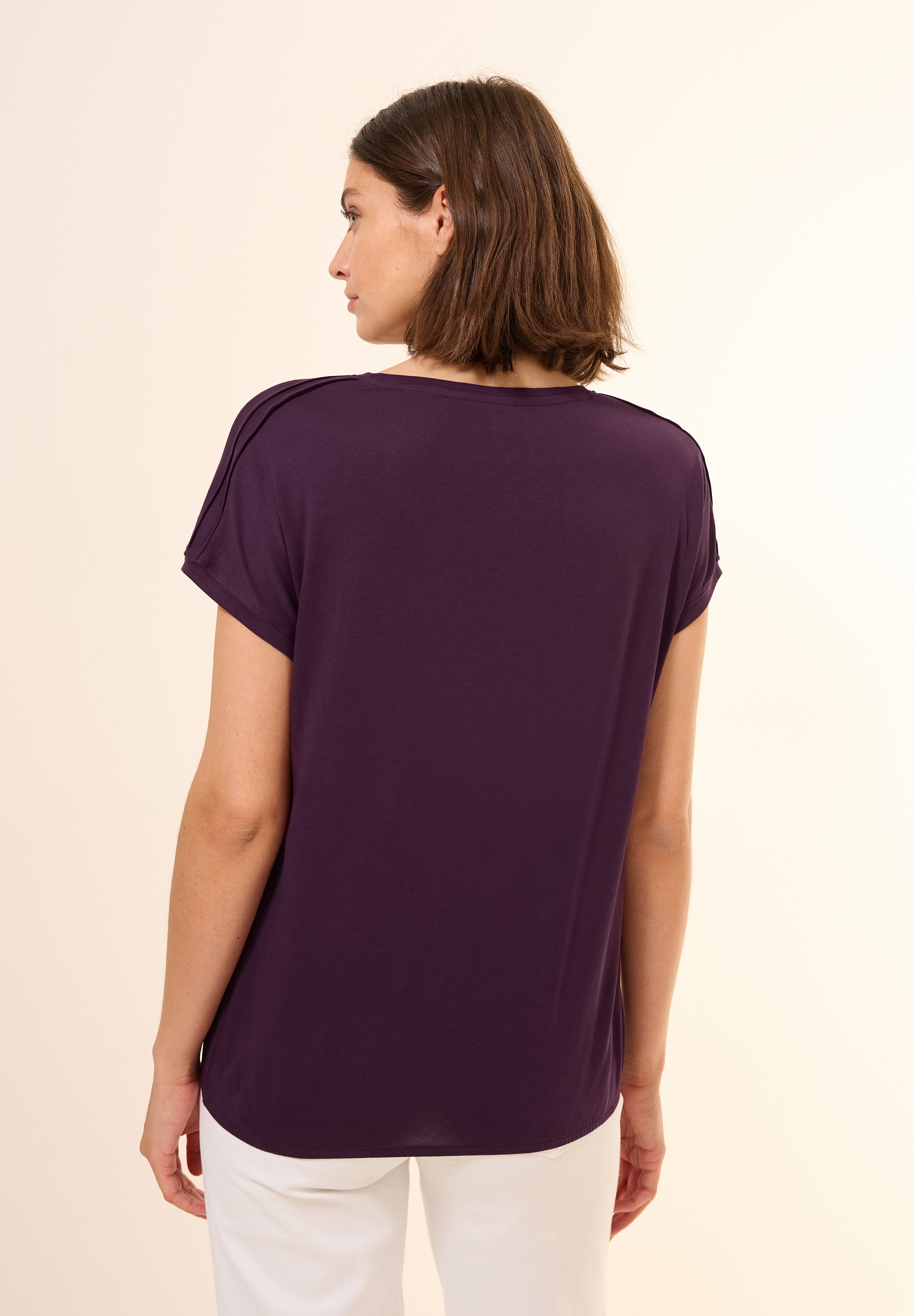 Cecil T-Shirt, mit Schulterdetail