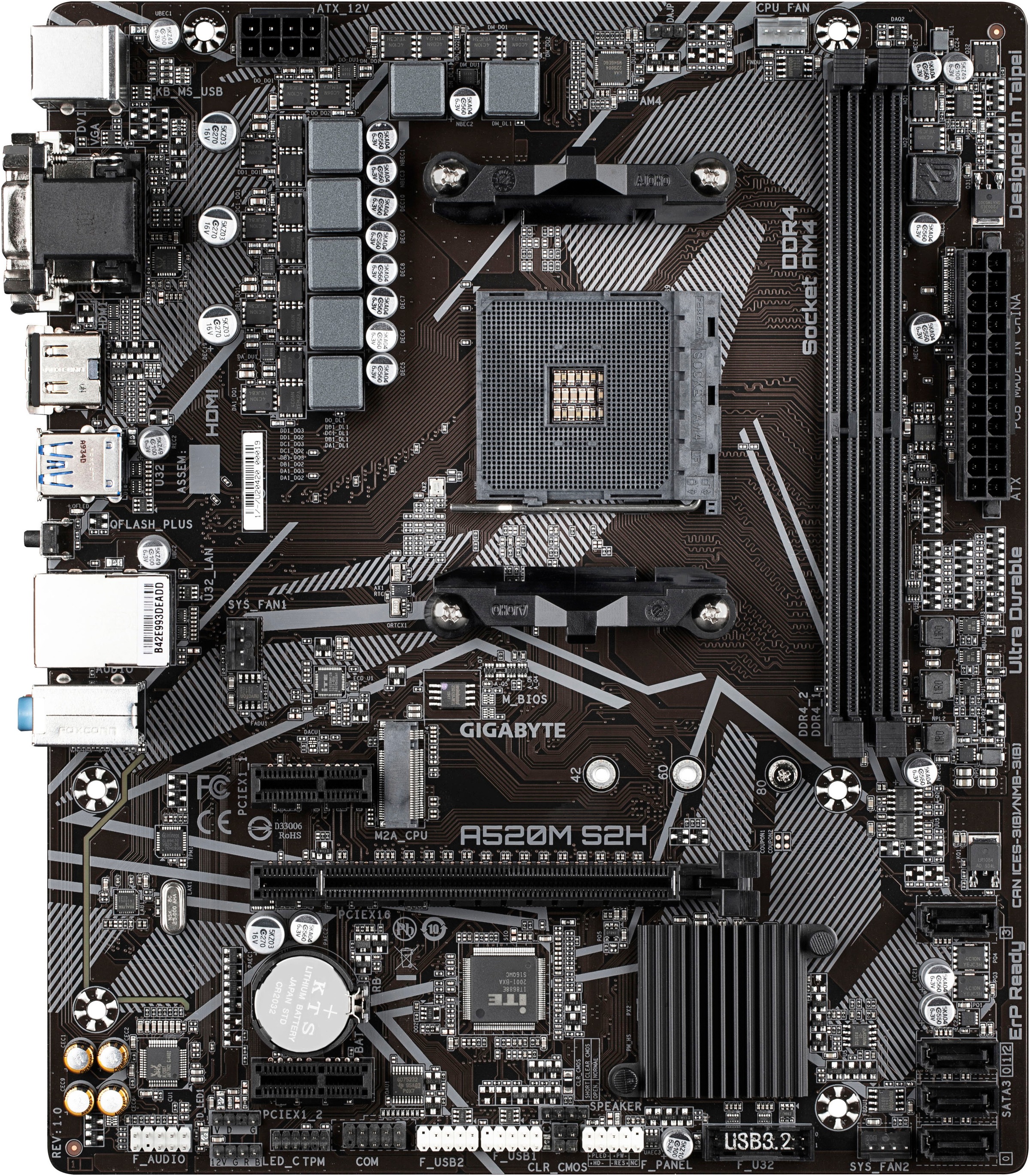 Gigabyte Mainboard »A520M S2H«