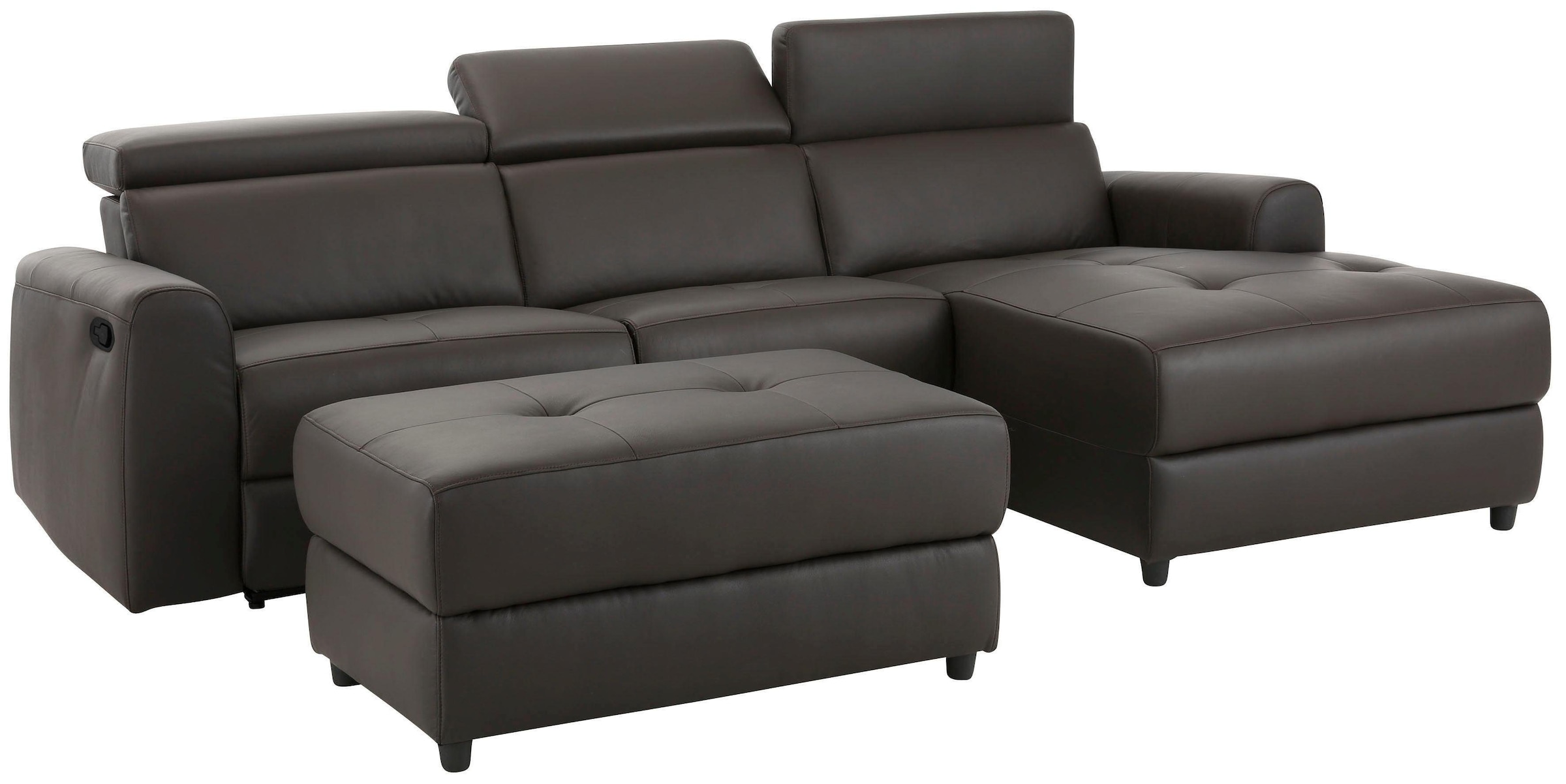 Home affaire Ecksofa »Sentrano, L-Form,«, 275 cm, man. o. elektr. Relaxfunktion und USB/Kopfverstellung