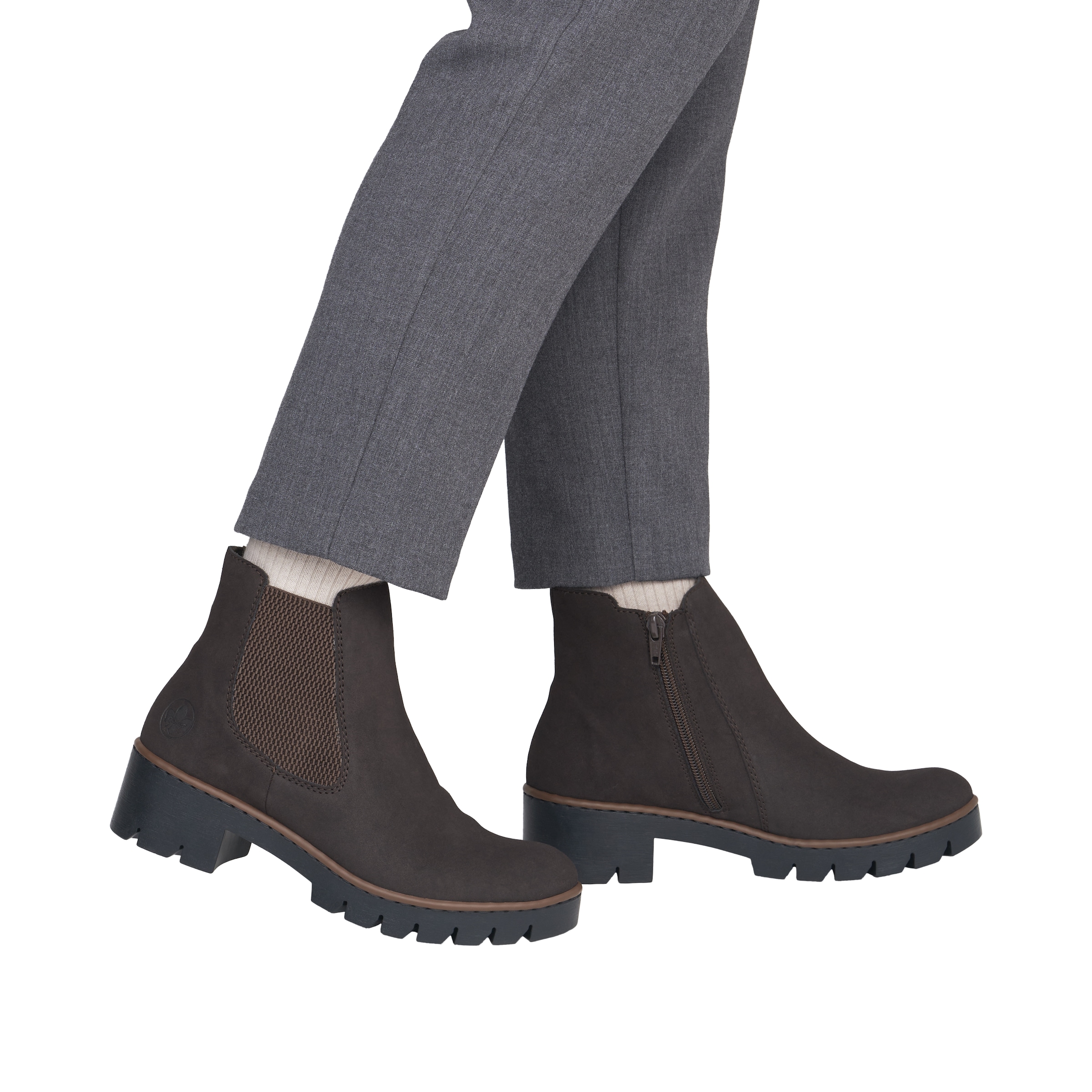 Rieker Chelseaboots  Stiefelette, Schlupfboots mit Profilsohle