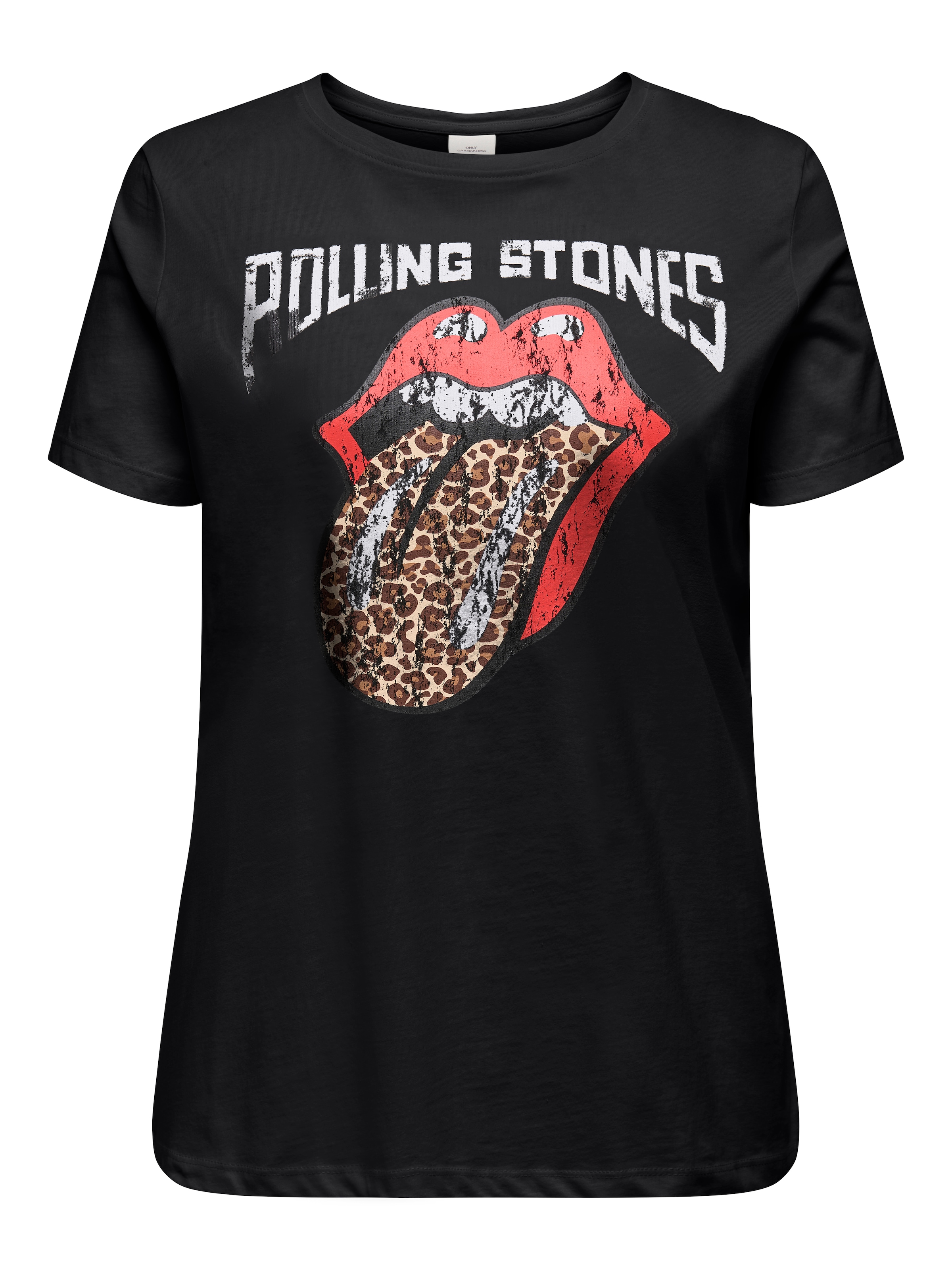 ONLY CARMAKOMA Kurzarmshirt »CARROLL LIFE SS O-NECK REG TEE LC JRS«